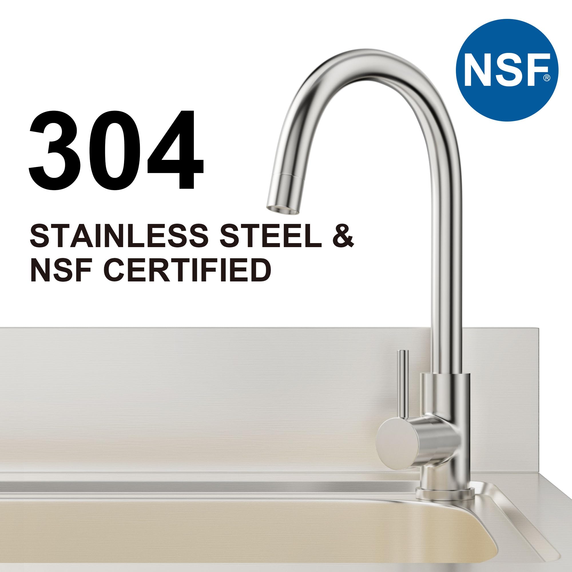 39.4 in. D x 19.7 in. W x 63 in. H Freestanding Laundry/Utility Sink Silver Kitchen Sink with Right Bowl