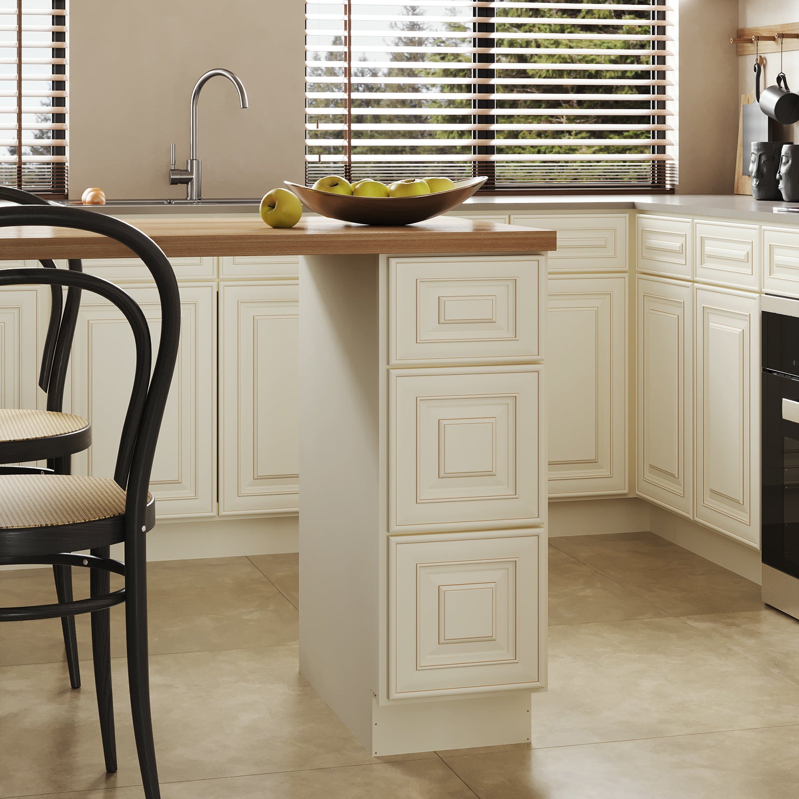 3DB Series Drawer Base Cabinet, Kitchen Cabinet