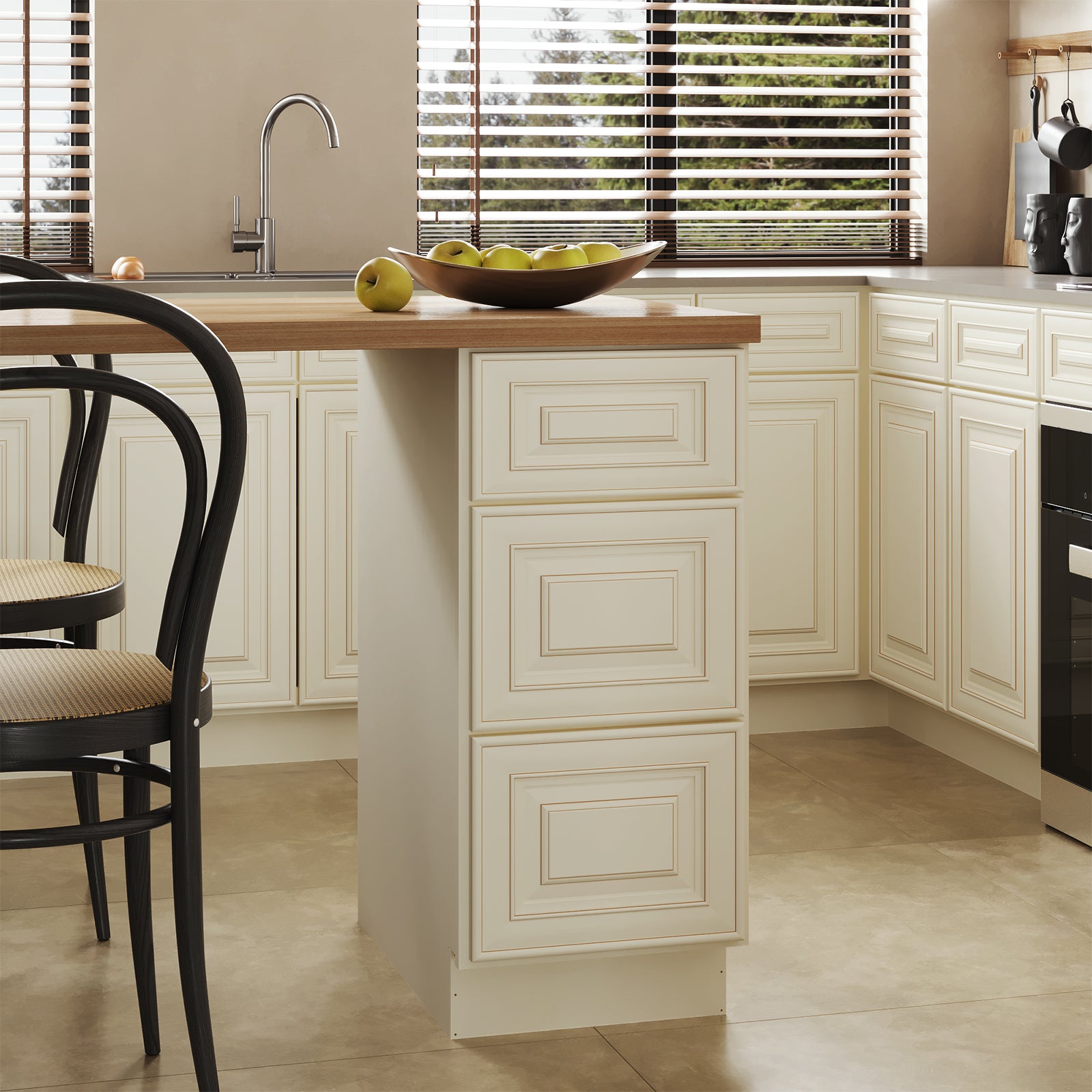 3DB Series Drawer Base Cabinet, Kitchen Cabinet