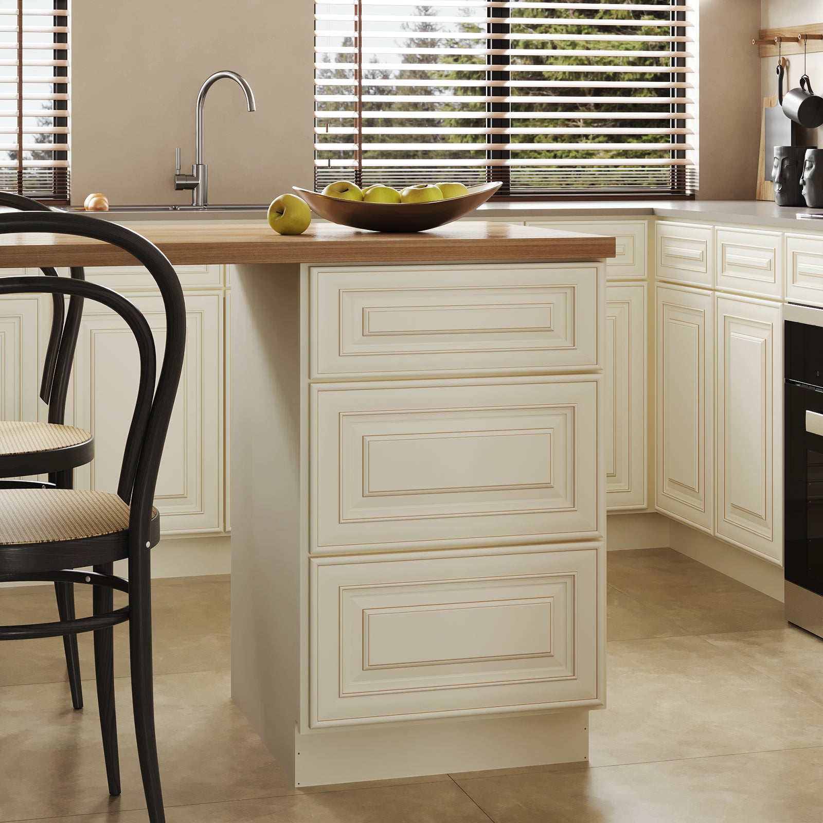3DB Series Drawer Base Cabinet, Kitchen Cabinet
