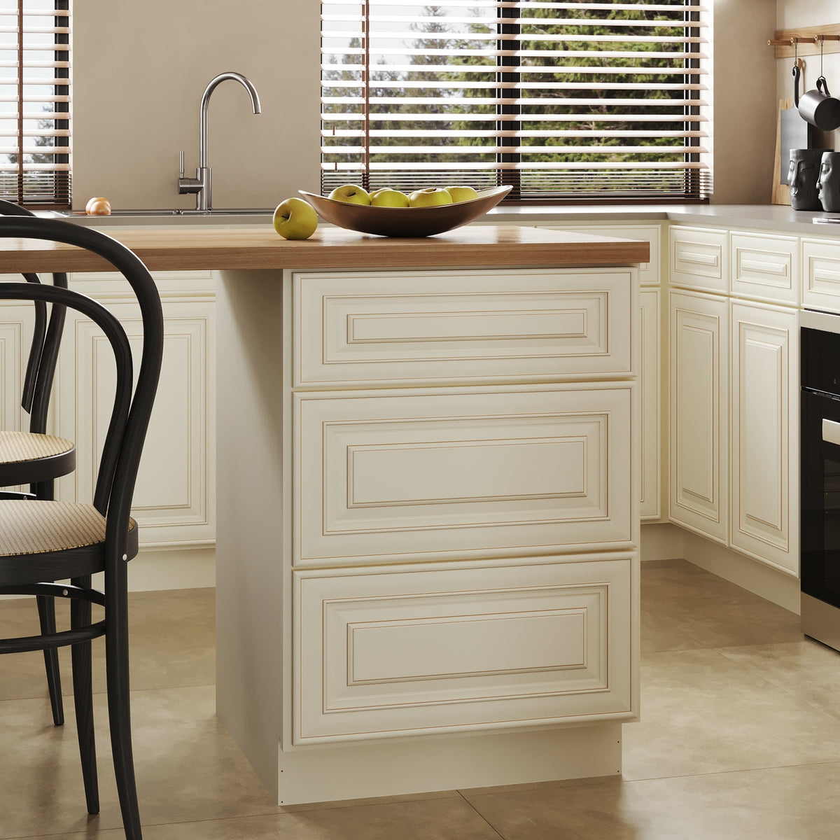 3DB Series Drawer Base Cabinet, Kitchen Cabinet