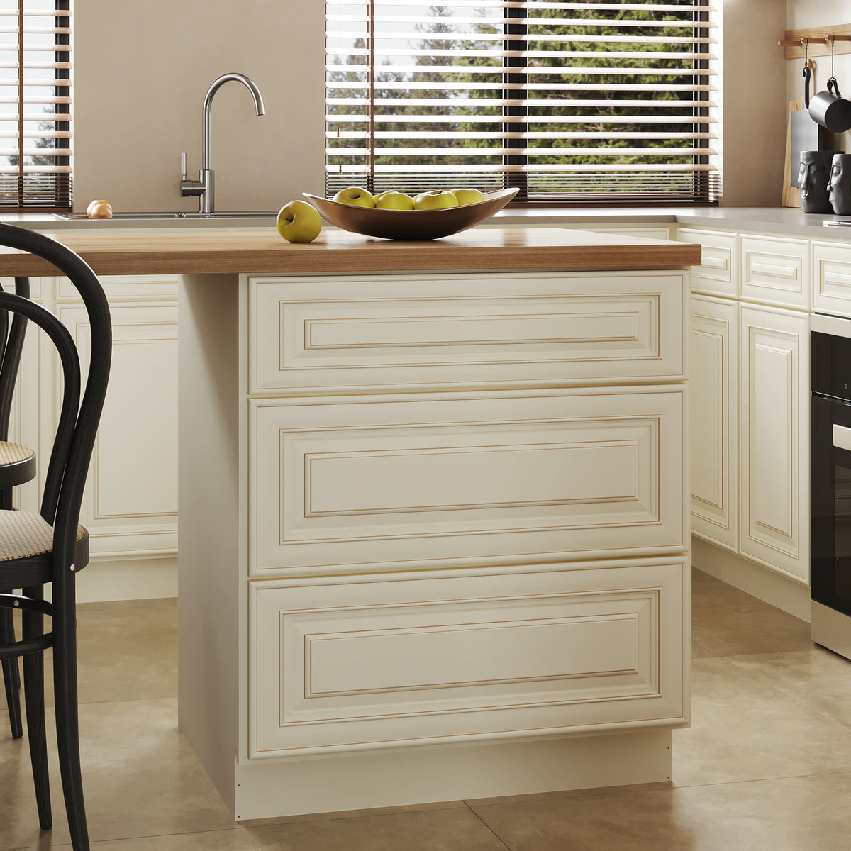 3DB Series Drawer Base Cabinet, Kitchen Cabinet