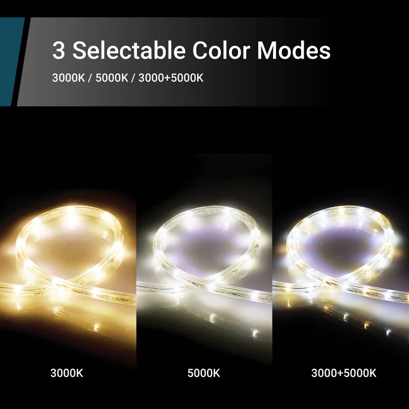 16 ft. 16-Watt Equivalent 1000 Lumen Integrated LED Fluorescent RGB color lamp Fixture Wall Pack Light, 3000K(6-Pack)