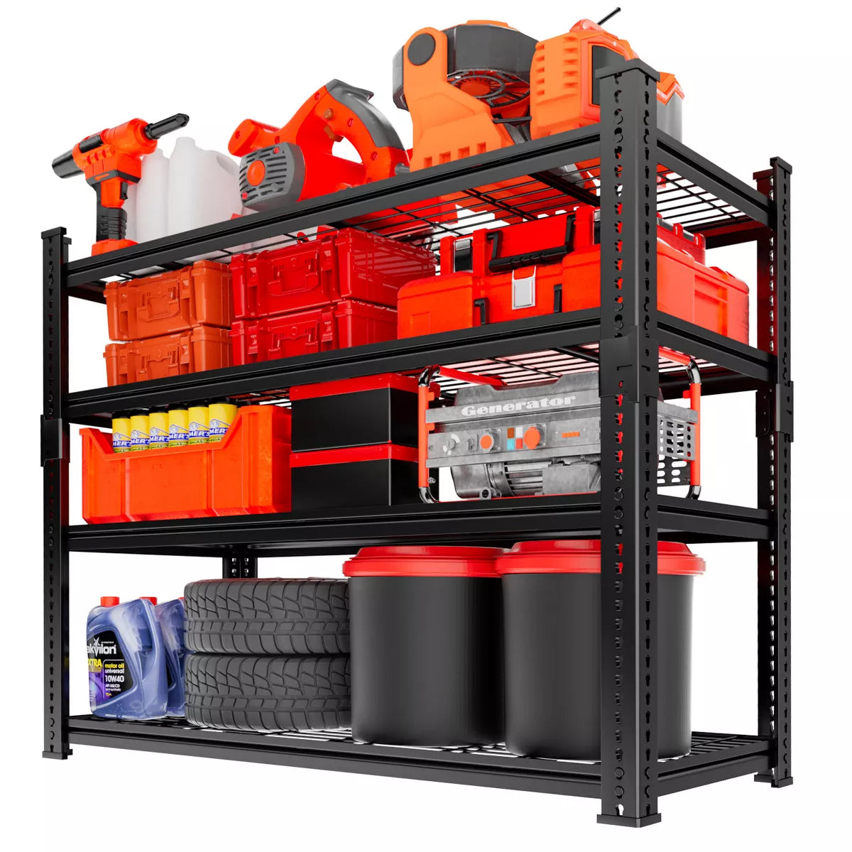 TW Adjustable Heavy Duty Metal Shelving Unit