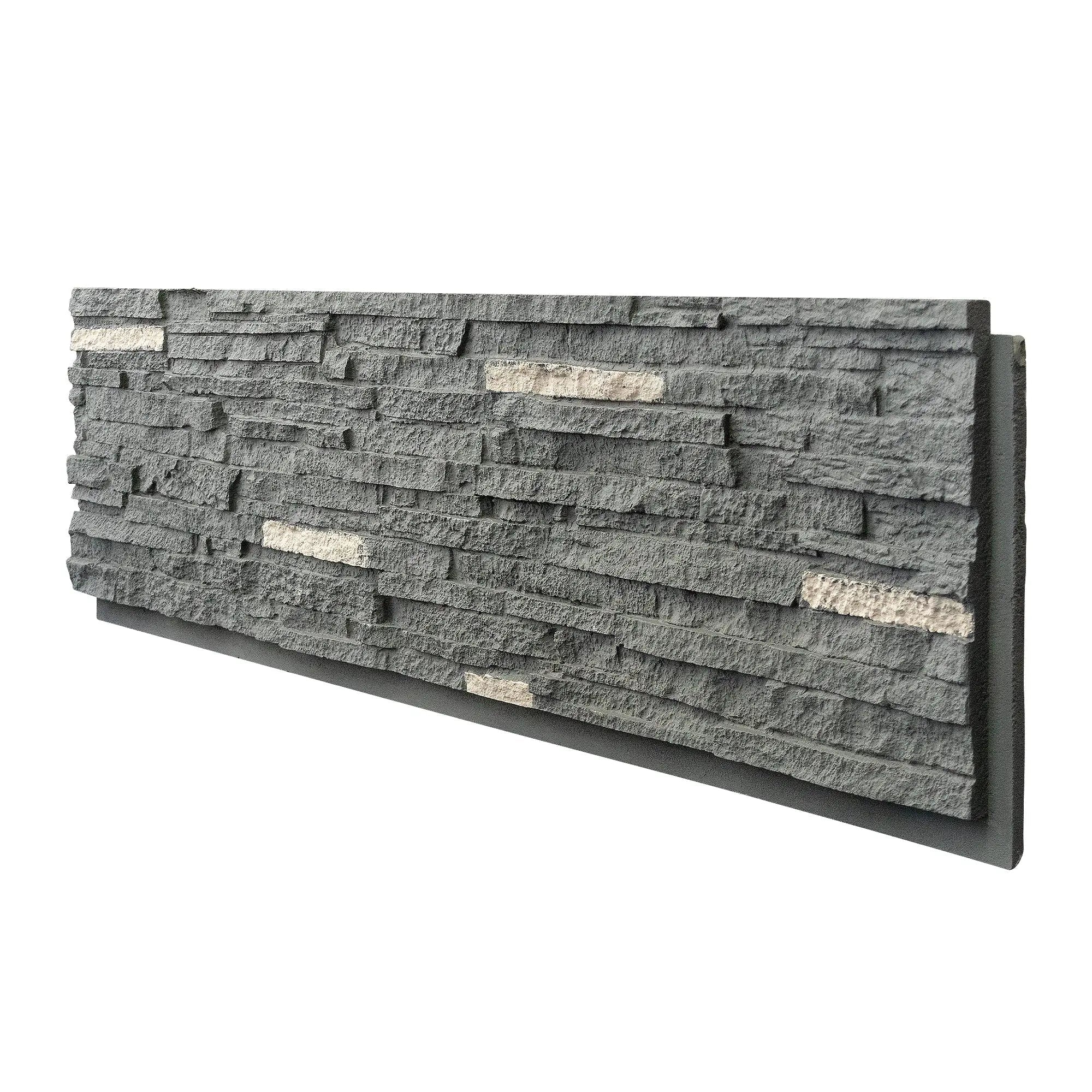 Hausvita PU Stone Panel Faux Stone Look Wall 47.24"L x11.81"W