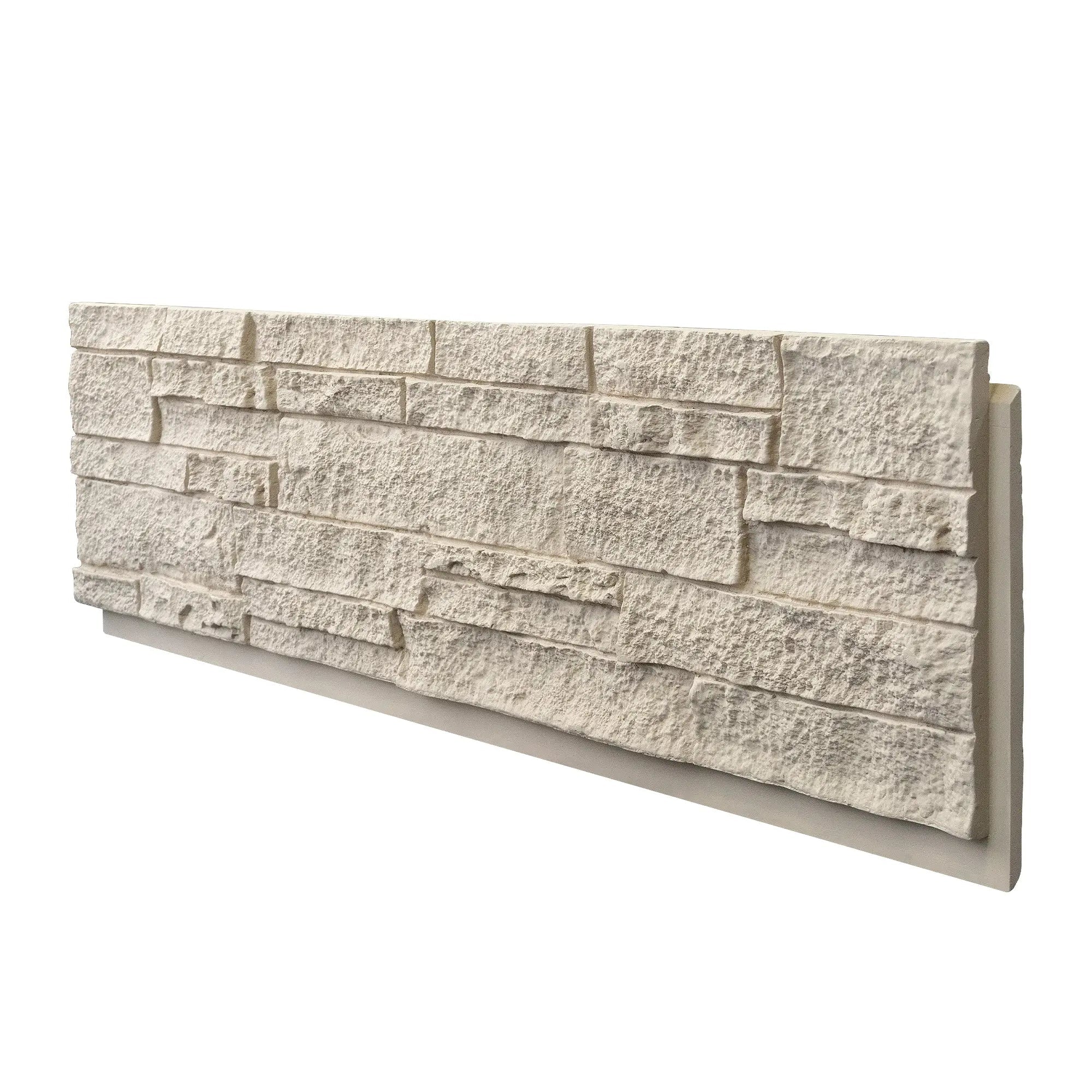 Hausvita PU Stone Panel Faux Stone Look Wall 47.24"L x11.81"W