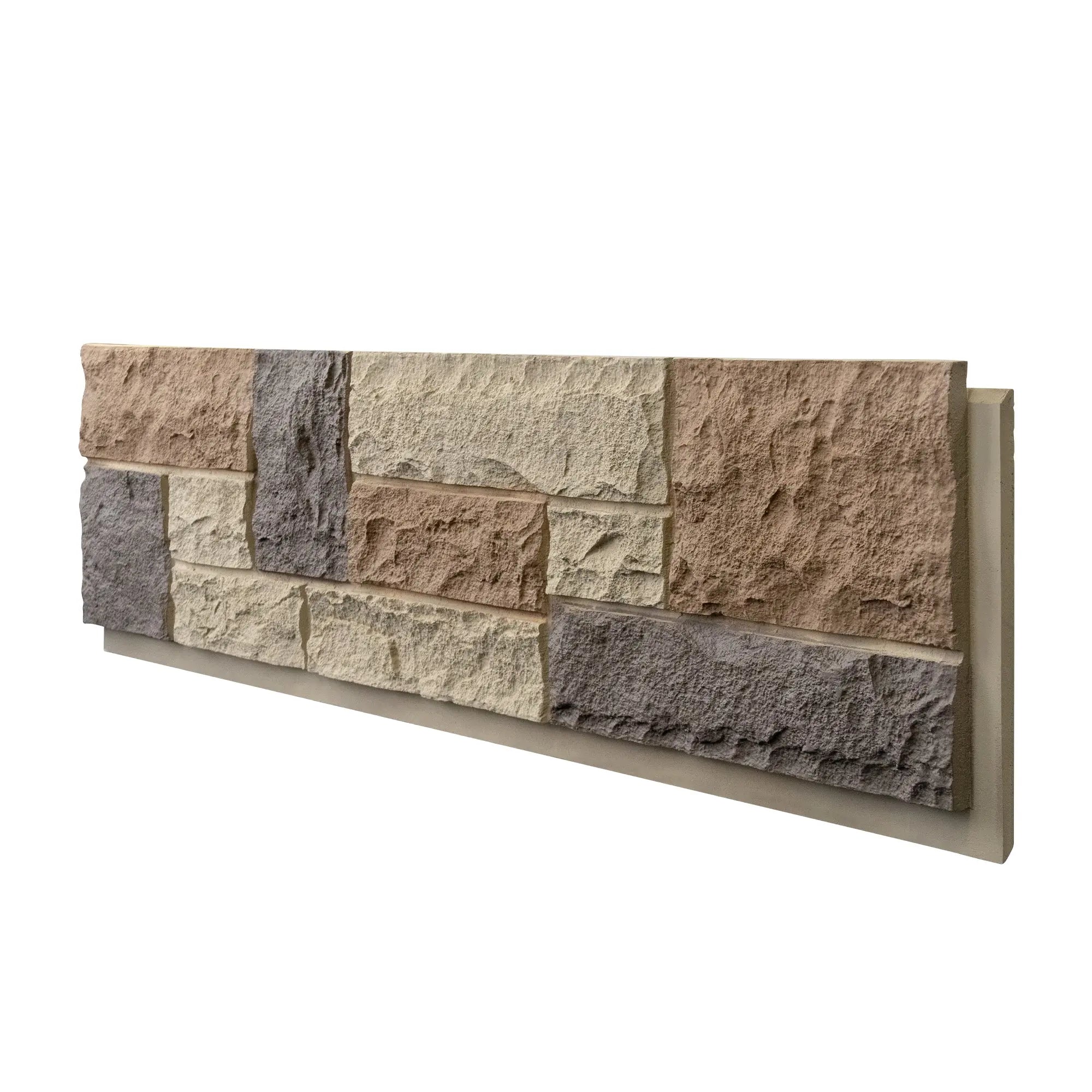 Hausvita PU Stone Panel Faux Stone Look Wall 47.24"L x11.81"W