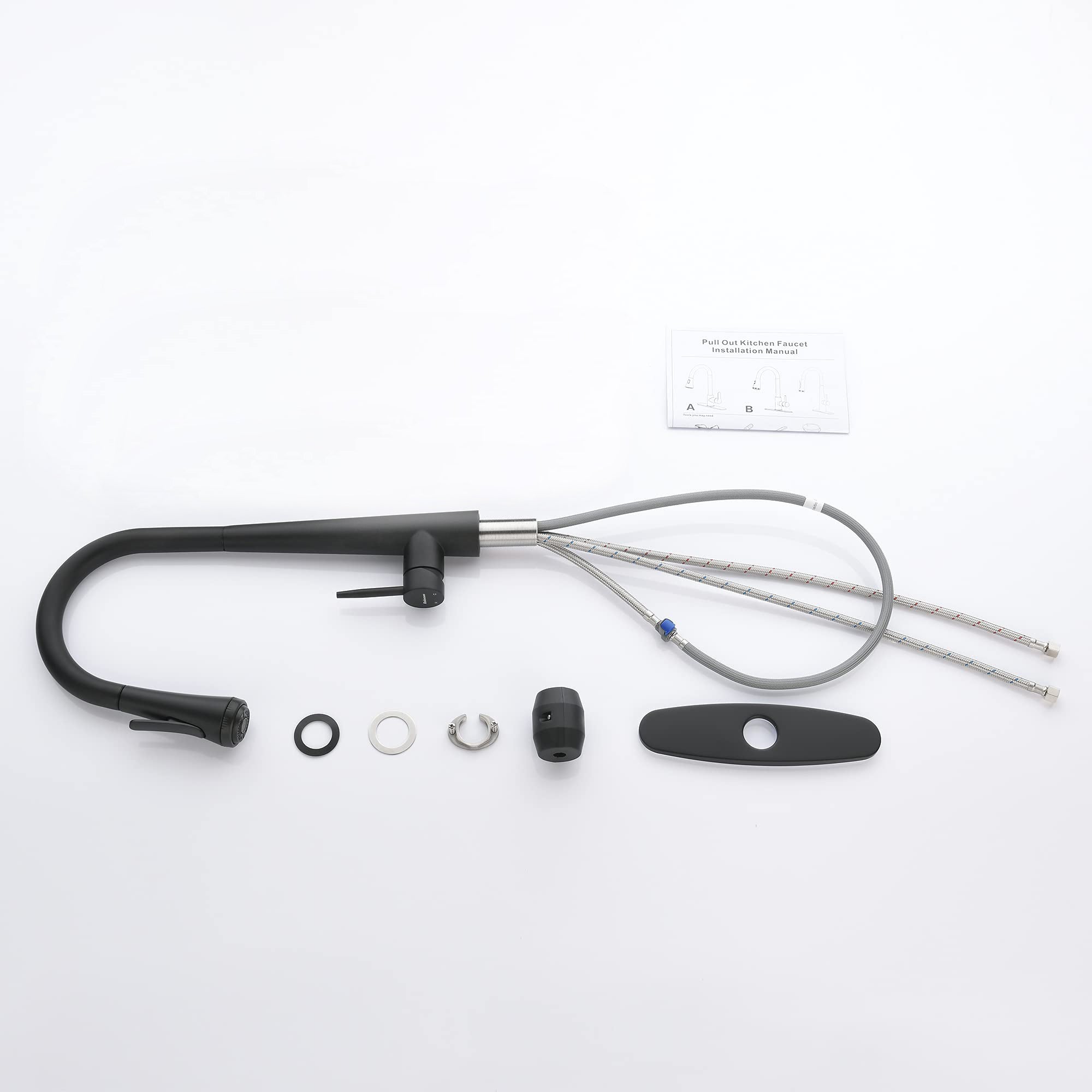 Kitchen Faucet Matte Black with Aquablade Function