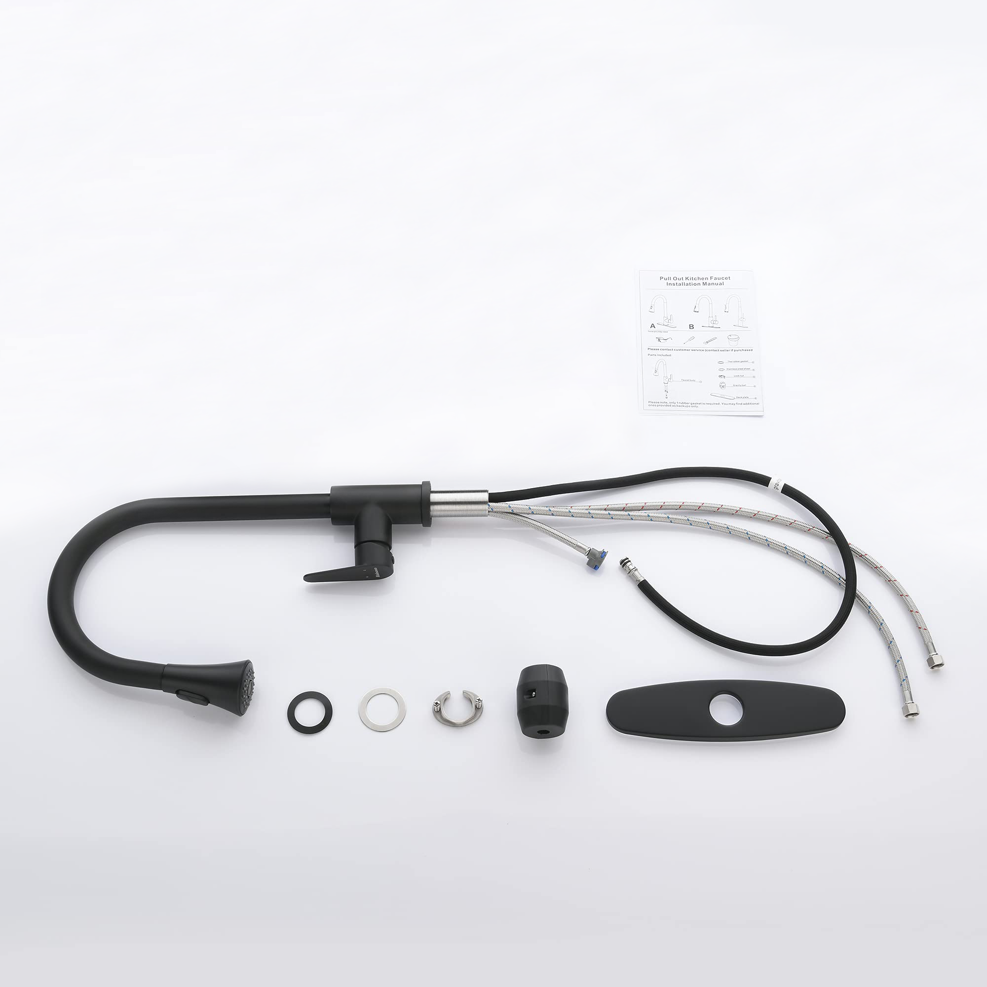 Kitchen Faucet with Pull Down Sprayer 2 Modes High