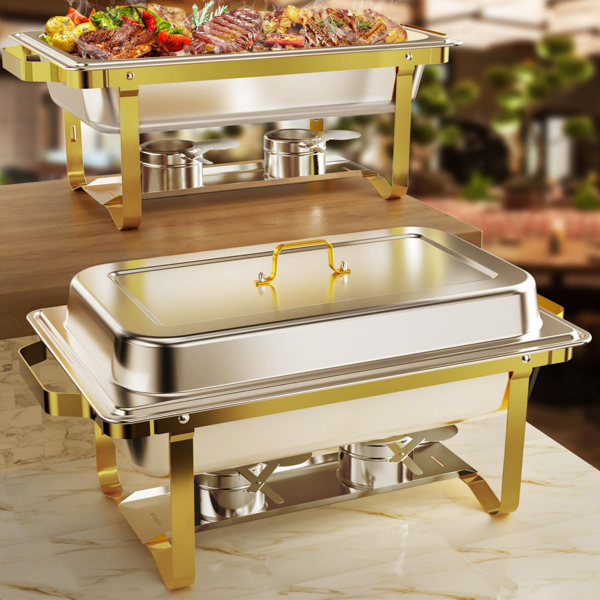 8QT 304 Stainless Steel Chafing Dish Buffet Set