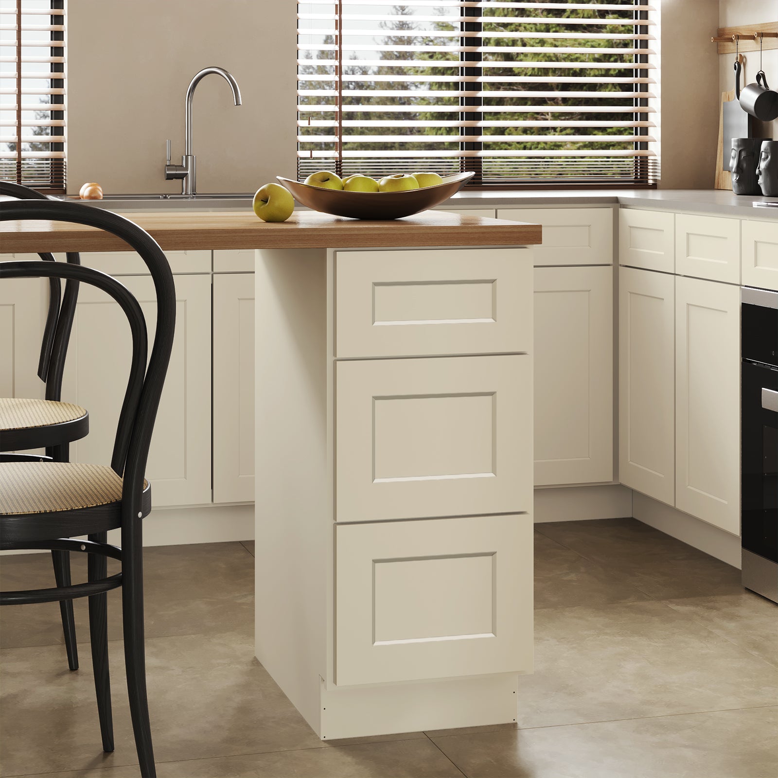 3DB Series Drawer Base Cabinet, Kitchen Cabinet