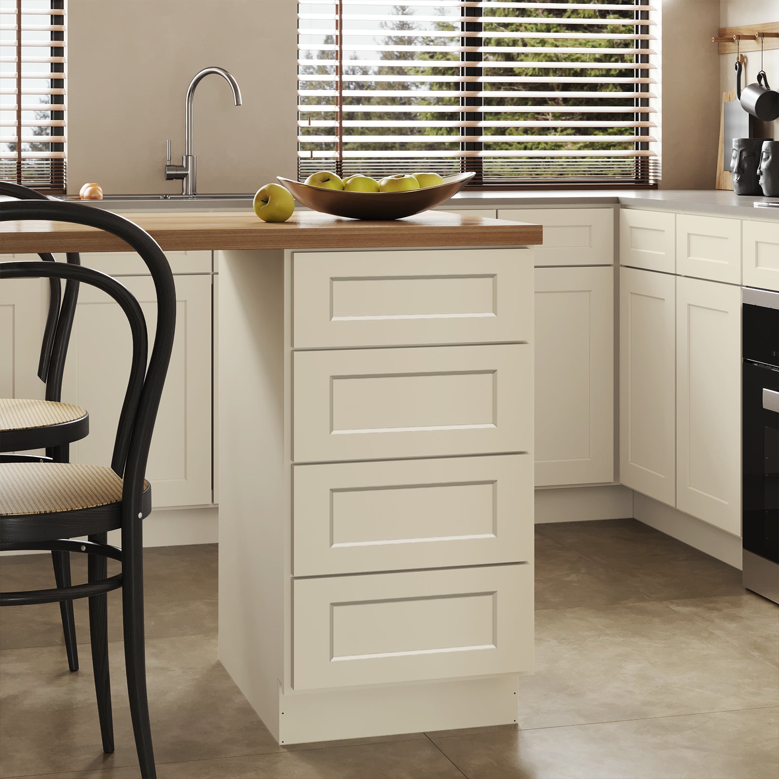 4DB Series Drawer Base Cabinet, Kitchen Cabinet