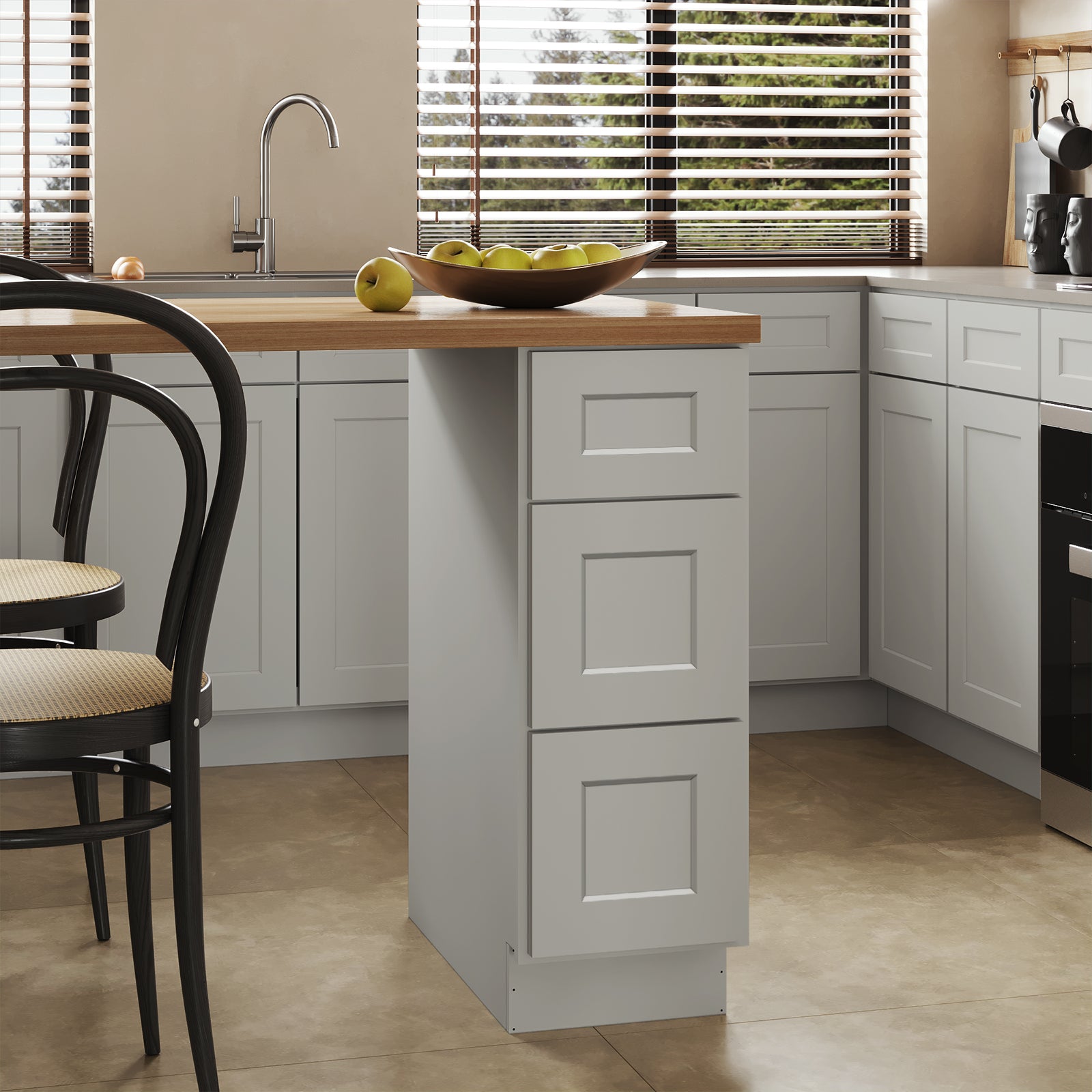 3DB Series Drawer Base Cabinet, Kitchen Cabinet
