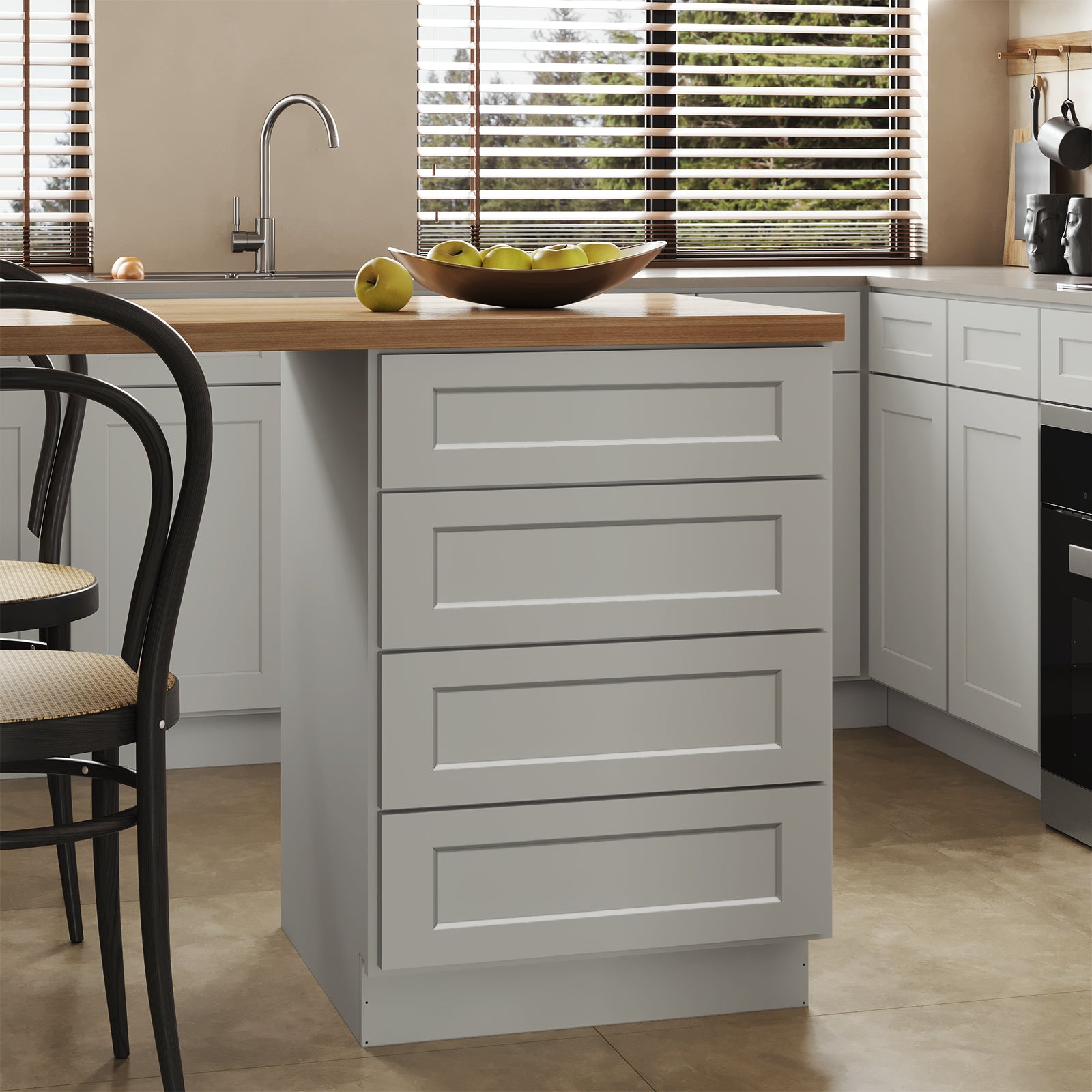 4DB Series Drawer Base Cabinet, Kitchen Cabinet