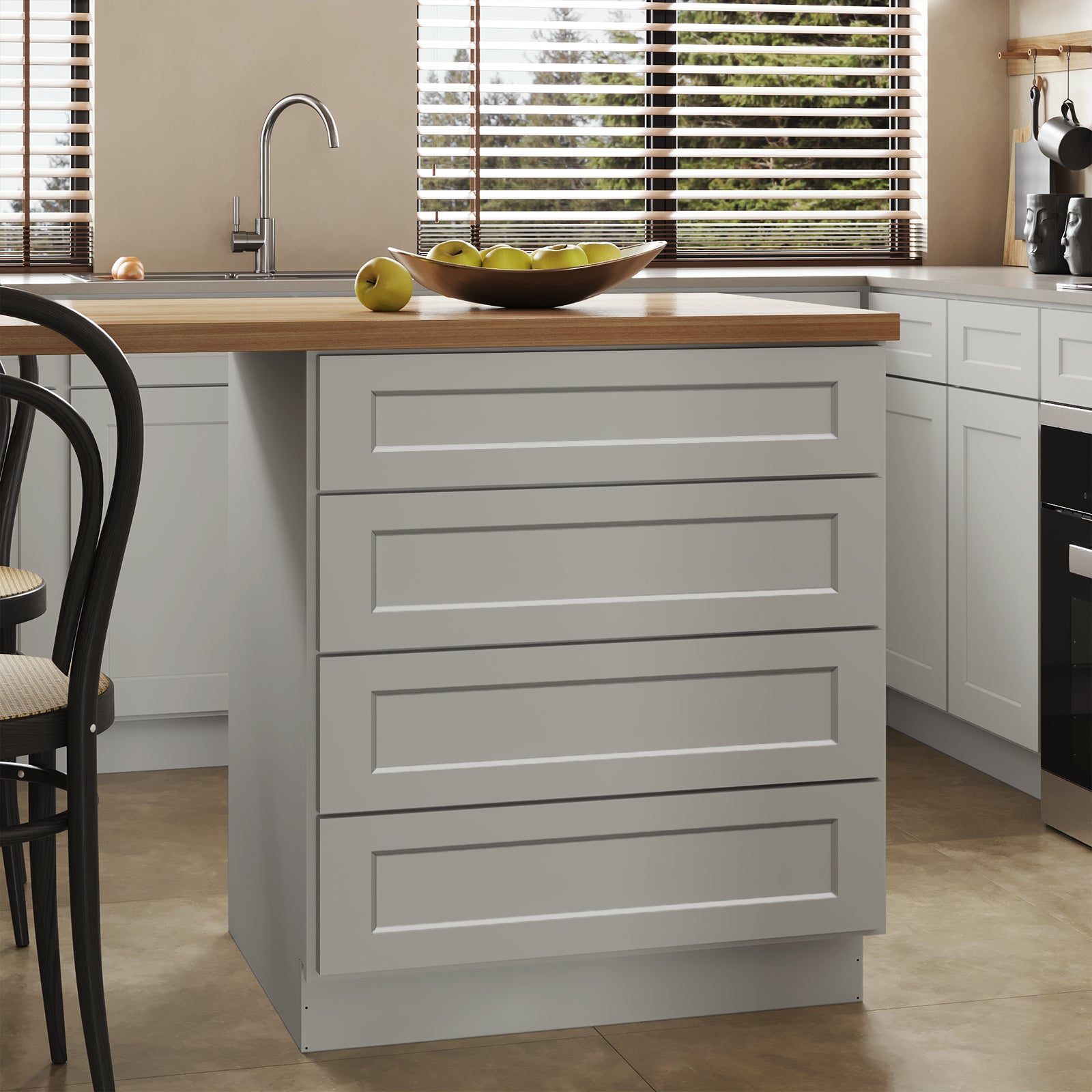 4DB Series Drawer Base Cabinet, Kitchen Cabinet