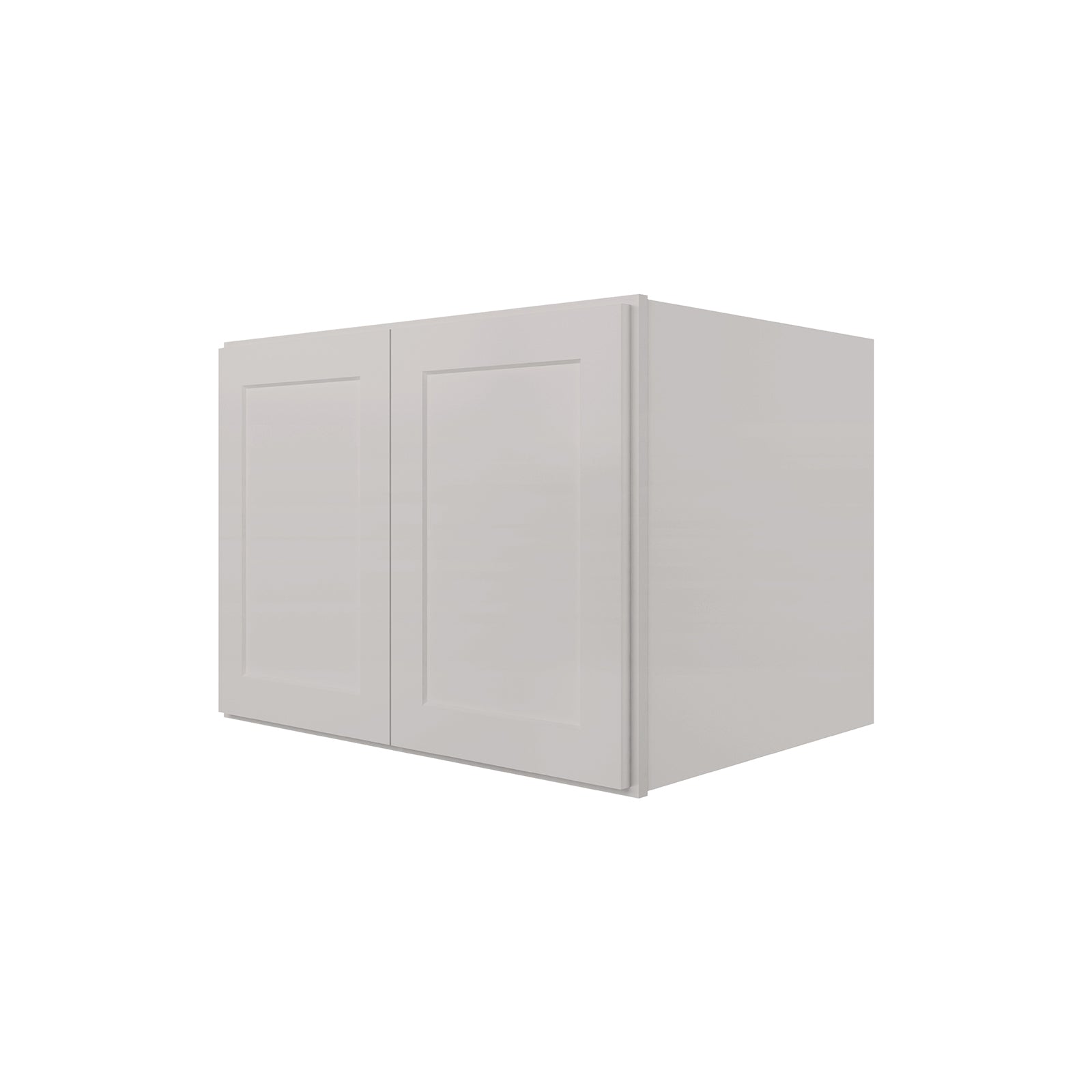 HOMLUX Easy-DIY 33-in W x 24-in D x 24-in H in Shaker White Ready to Assemble Wall Refrigerator Kitchen Cabinet with 2 Doors