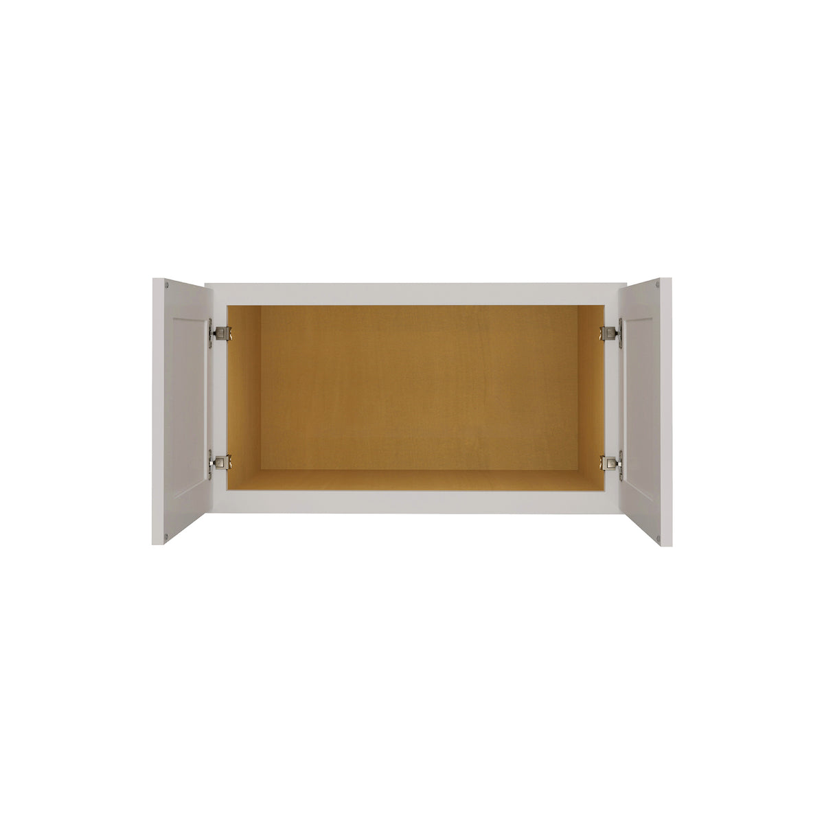HOMLUX Easy-DIY 33-in W x 24-in D x 24-in H in Shaker White Ready to Assemble Wall Refrigerator Kitchen Cabinet with 2 Doors
