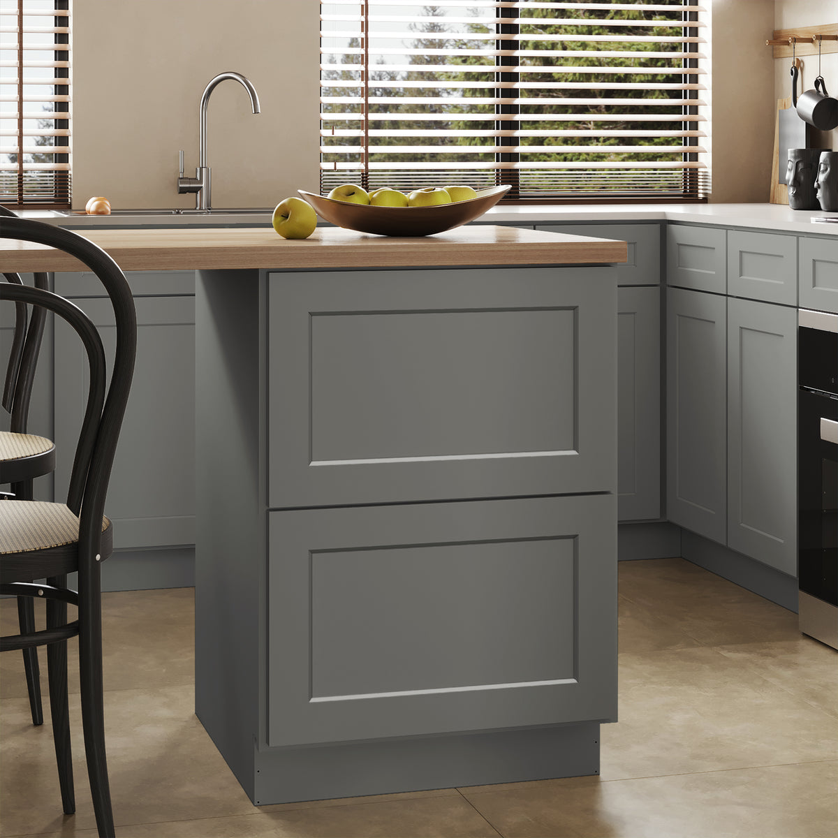 2DB Series Drawer Base Cabinet, Kitchen Cabinet
