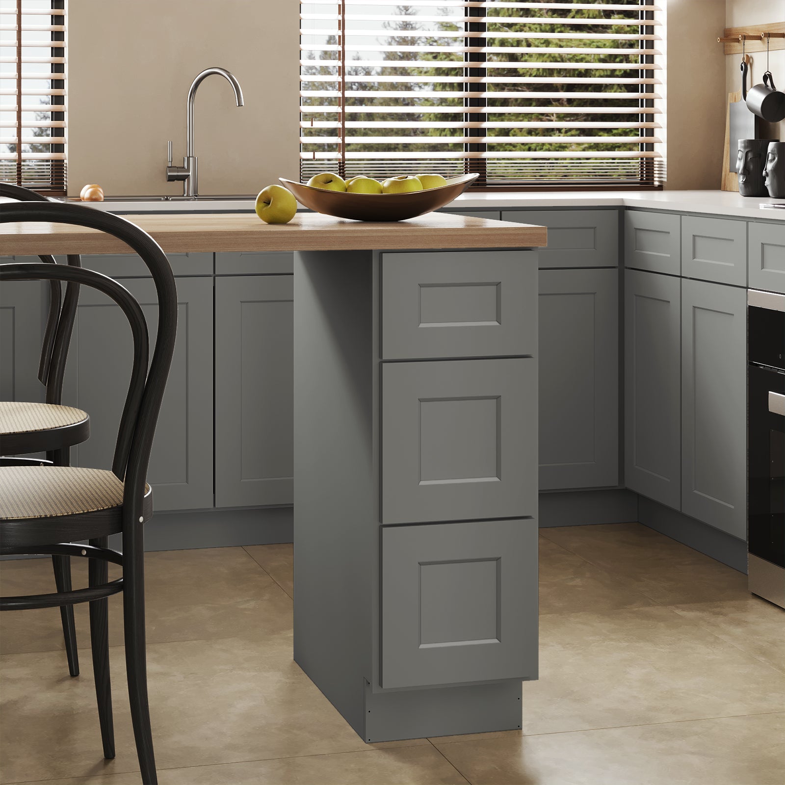 3DB Series Drawer Base Cabinet, Kitchen Cabinet