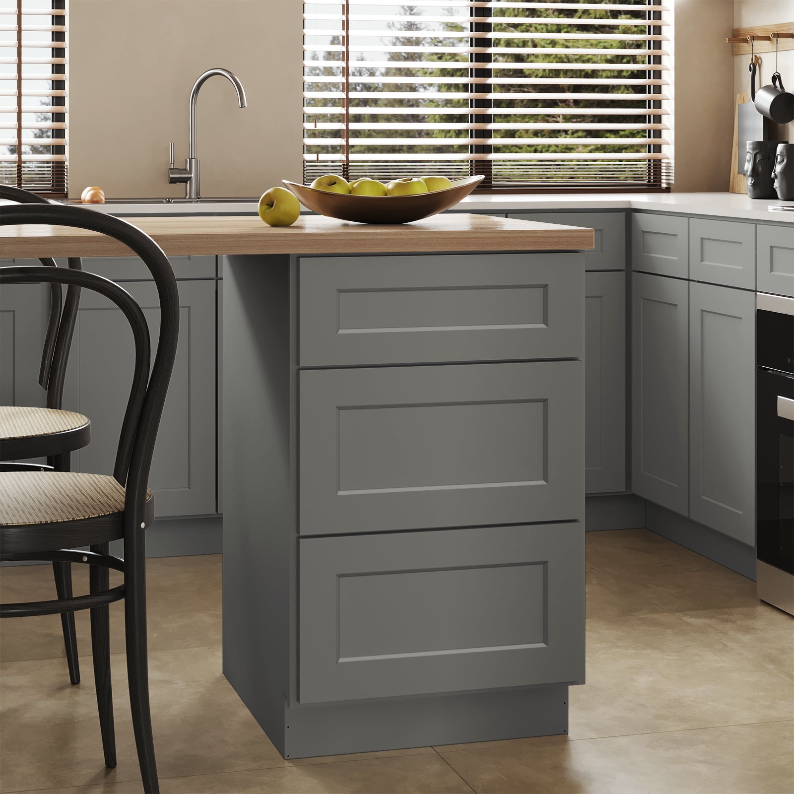 3DB Series Drawer Base Cabinet, Kitchen Cabinet