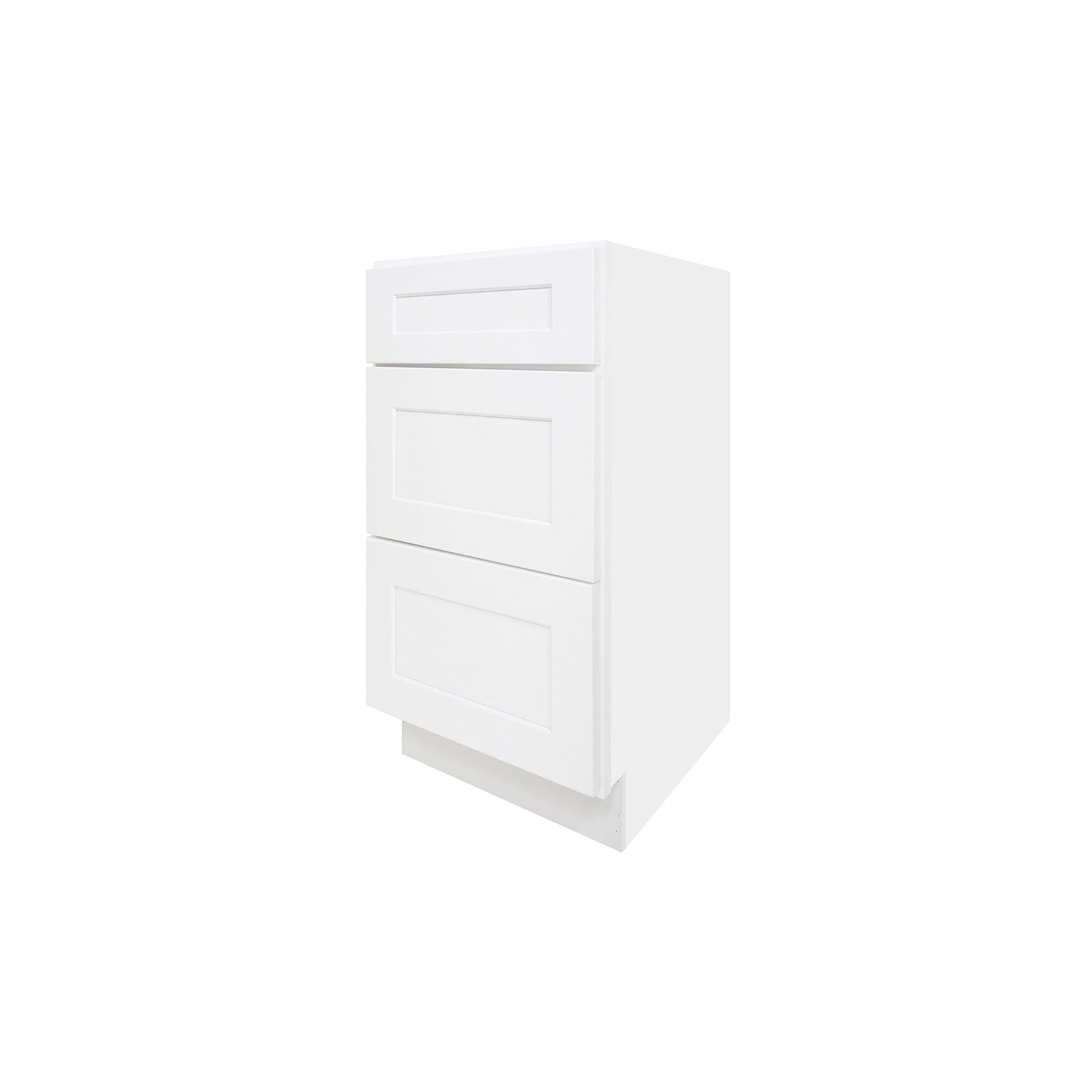 Easy-DIY 18 in. W x 21 in. D x 34.5 in. H in Ready to Assemble Bath Vanity Cabinet without Top in Shaker White