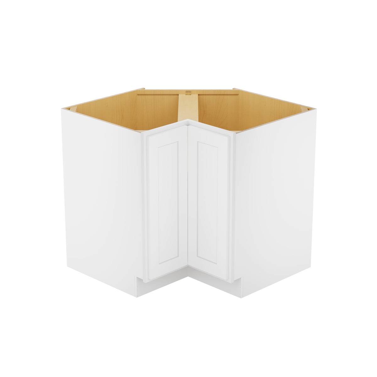 Easy-DIY 33-in W x 24-in D x 34.5-in H in Shaker White Ready to Assemble Easy Reach Base Kitchen Cabinet