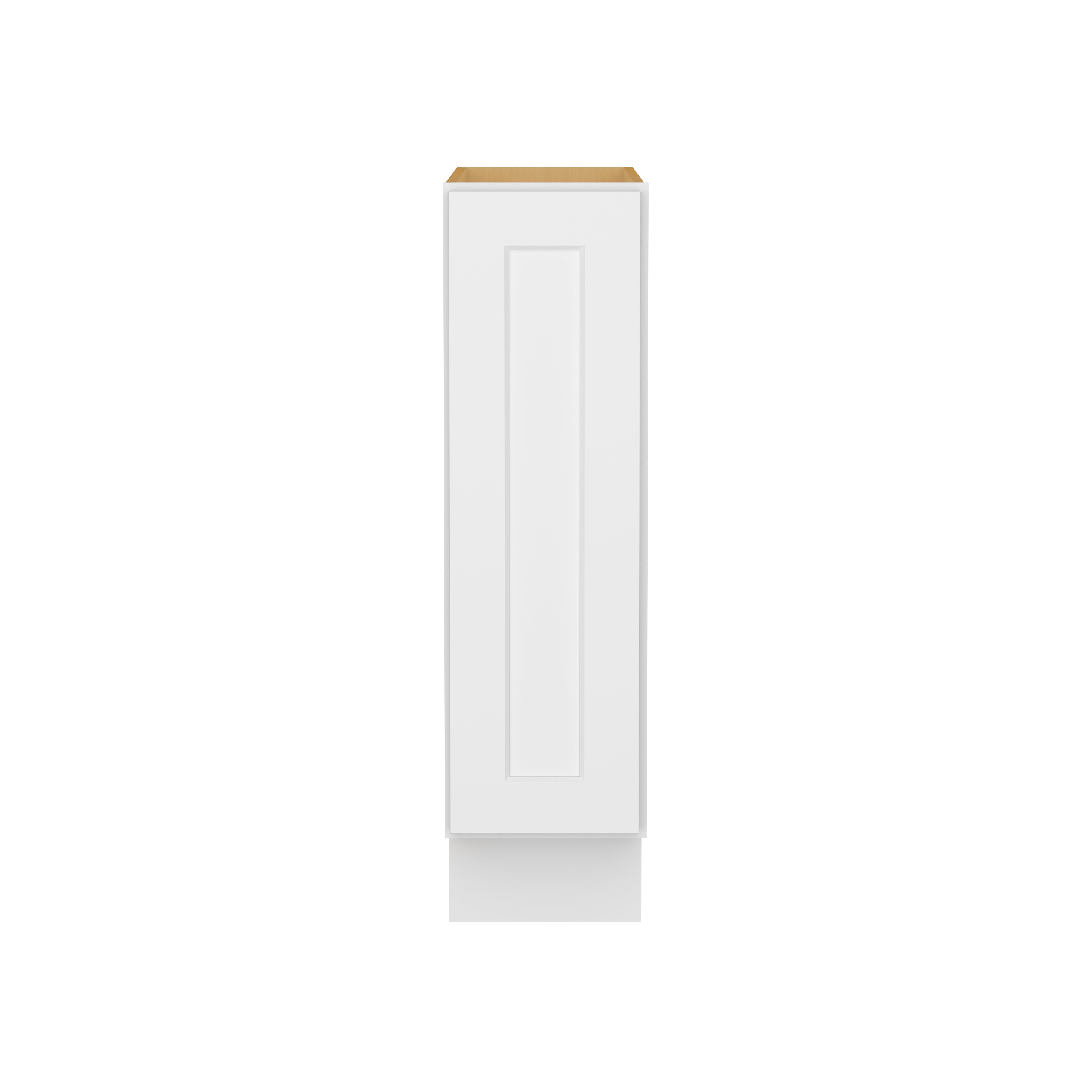 Easy-DIY 9-in W x 24-in D x 34.5-in H in Shaker White Ready to Assemble Tray Bases Kitchen Cabinet