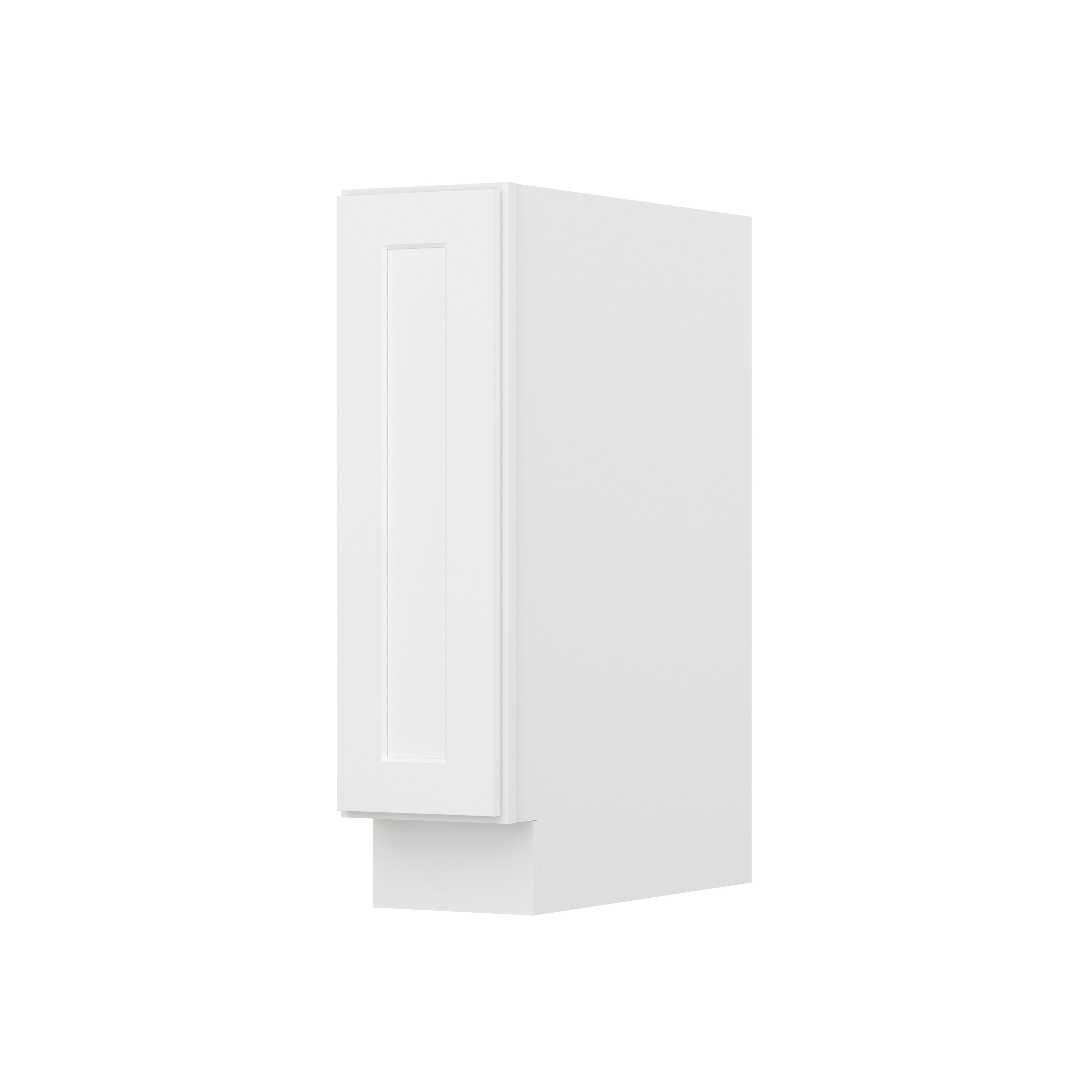 Easy-DIY 9-in W x 24-in D x 34.5-in H in Shaker White Ready to Assemble Tray Bases Kitchen Cabinet