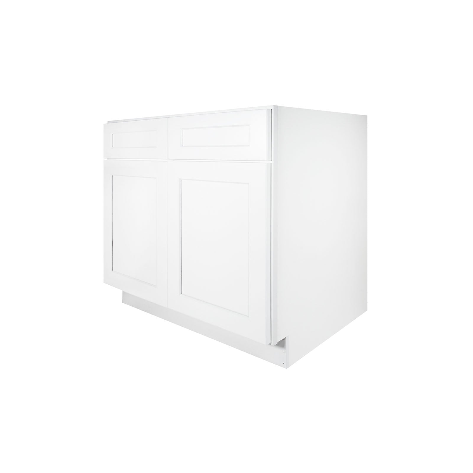 Easy-DIY 36-in W x 24-in D x 34.5-in H in Shaker White Ready to Assemble Sink Bases Kitchen Cabinet