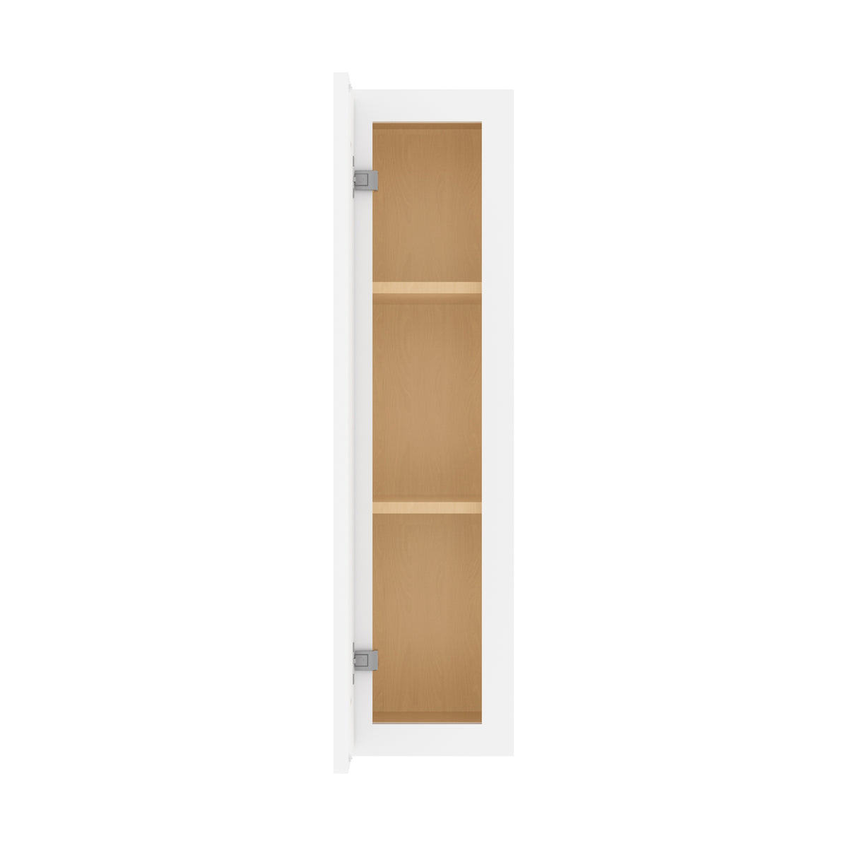 HOMLUX Easy-DIY 9-in W x 12-in D x 42-in H in Shaker White Ready to Assemble Wall Kitchen Cabinet