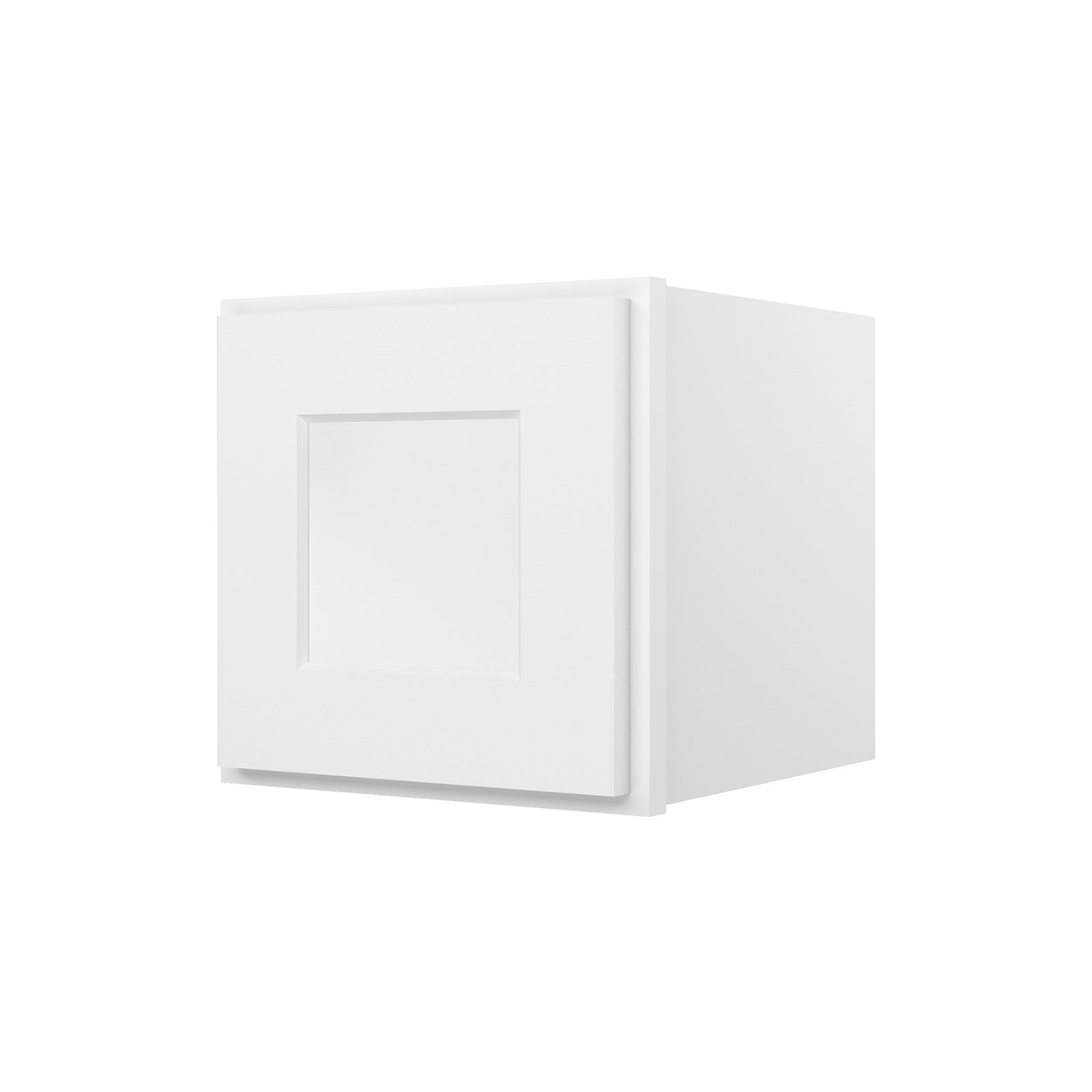 HOMLUX Easy DIY 12-in W x 12-in D x 12-in H in Royal White Plywood Ready to Assemble Wall Kitchen Cabinet Glass NOT included