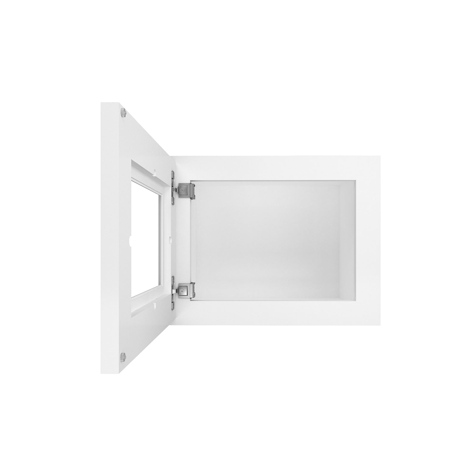 HOMLUX Easy DIY 15-in W x 12-in D x 36-in H in Royal White Plywood Ready to Assemble Wall Kitchen Cabinet Glass NOT included