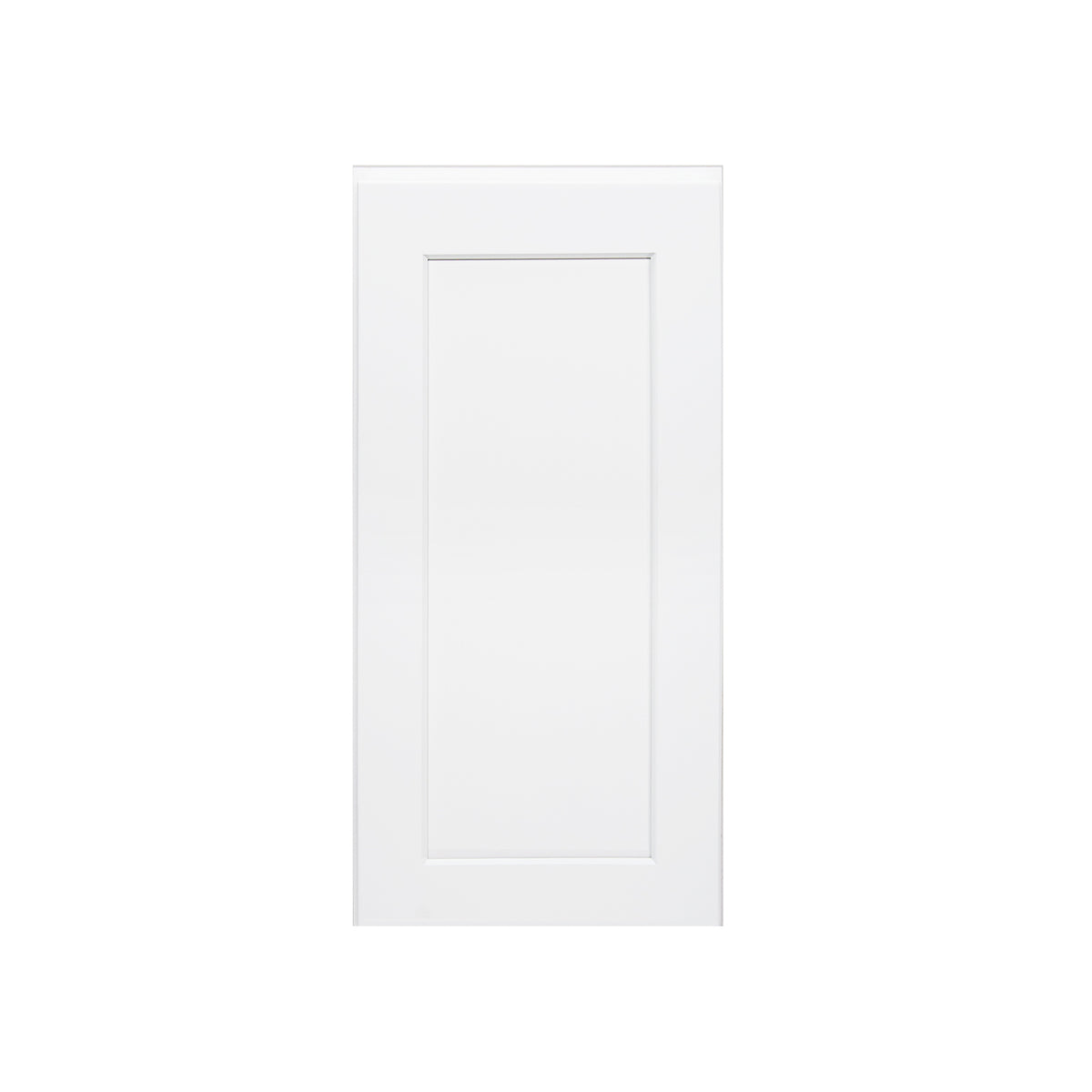 HOMLUX Easy-DIY 15-in W x 12-in D x 42-in H in Shaker White Ready to Assemble Wall Kitchen Cabinet 1 Door-3 Shelves