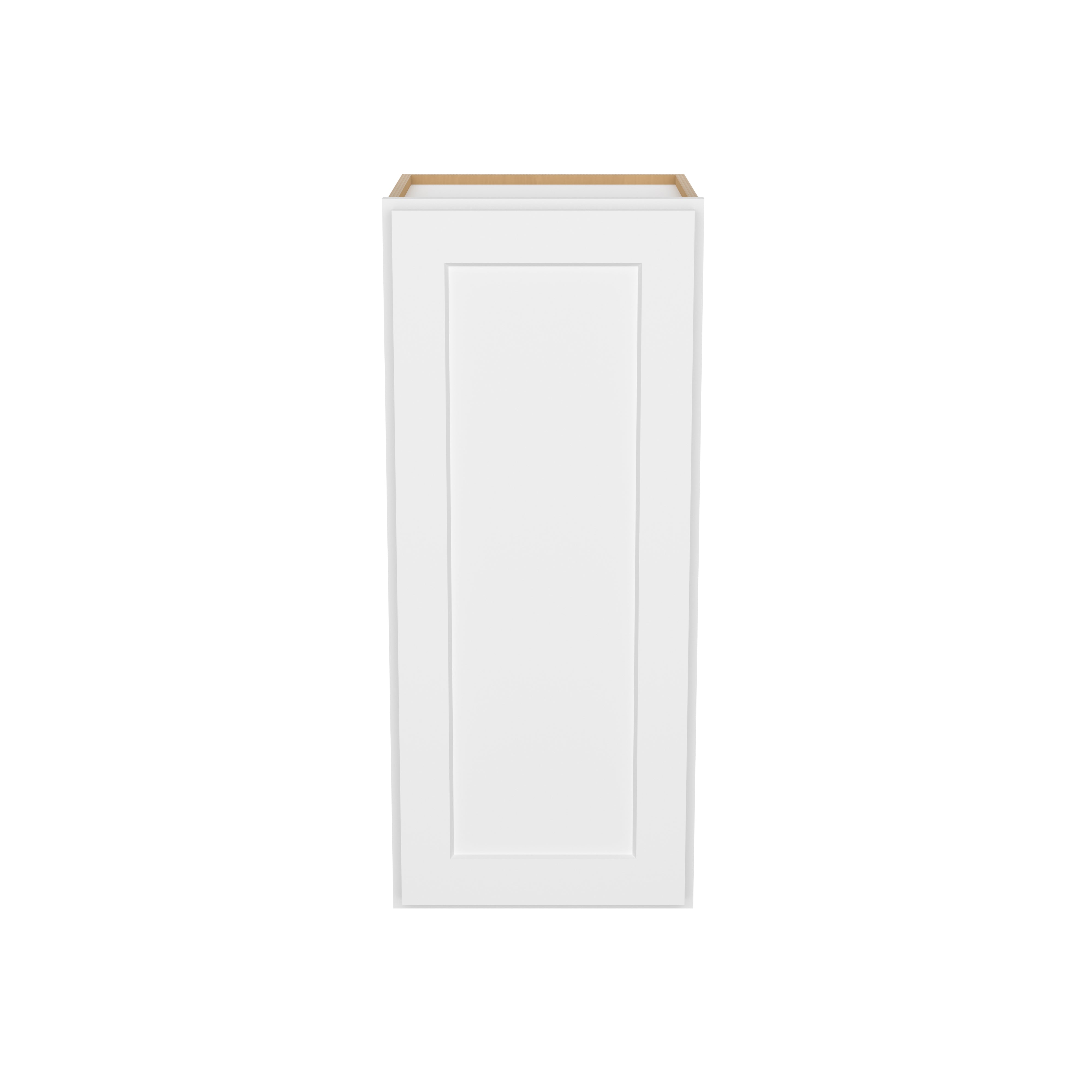 HOMLUX Easy DIY 15-in W x 12-in D x 36-in H in Royal White Plywood Ready to Assemble Wall Kitchen Cabinet Glass NOT included