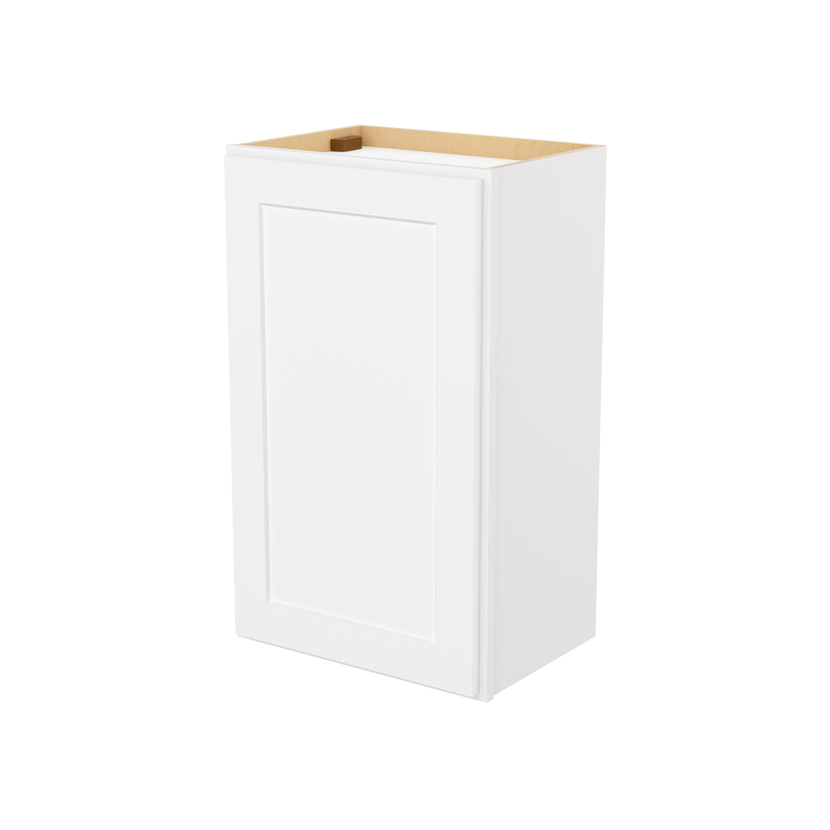 HOMLUX Easy-DIY 21-in W x 12-in D x 42-in H in Shaker White Ready to Assemble Wall Kitchen Cabinet 1 Door-3 Shelves