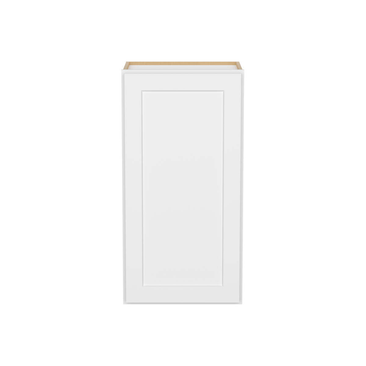 HOMLUX Easy-DIY 21-in W x 12-in D x 42-in H in Shaker White Ready to Assemble Wall Kitchen Cabinet 1 Door-3 Shelves