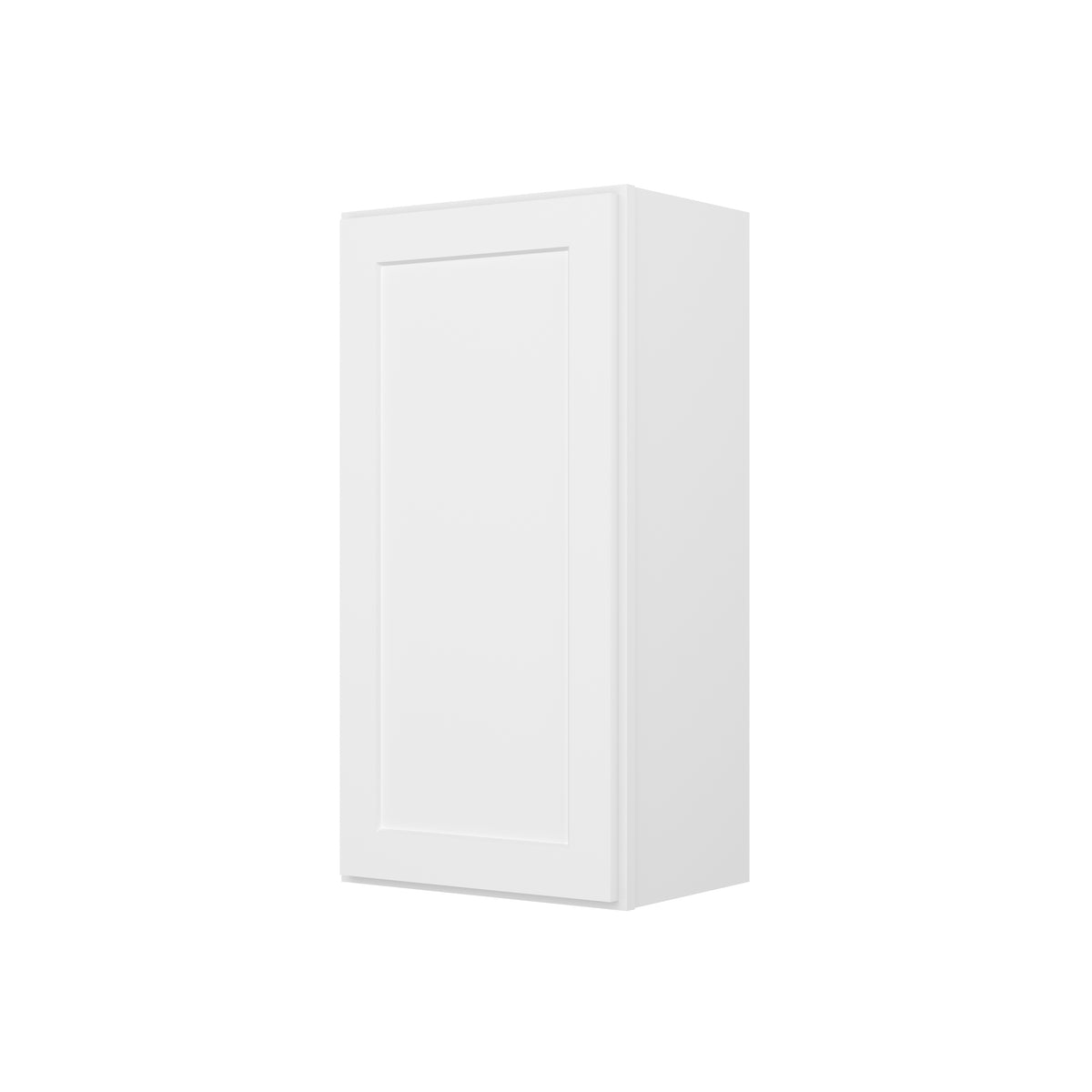 HOMLUX Easy-DIY 21-in W x 12-in D x 42-in H in Shaker White Ready to Assemble Wall Kitchen Cabinet 1 Door-3 Shelves