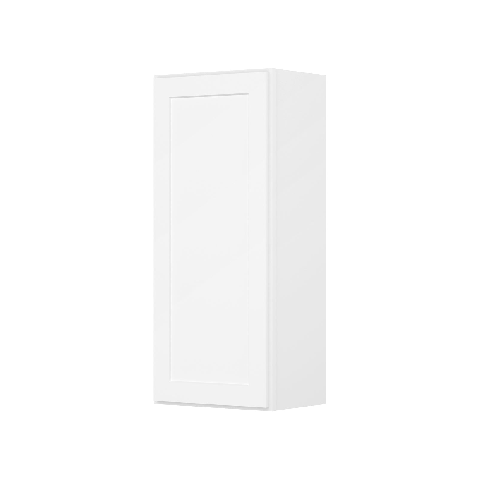 HOMLUX Easy-DIY 21-in W x 12-in D x 42-in H in Shaker White Ready to Assemble Wall Kitchen Cabinet 1 Door-3 Shelves
