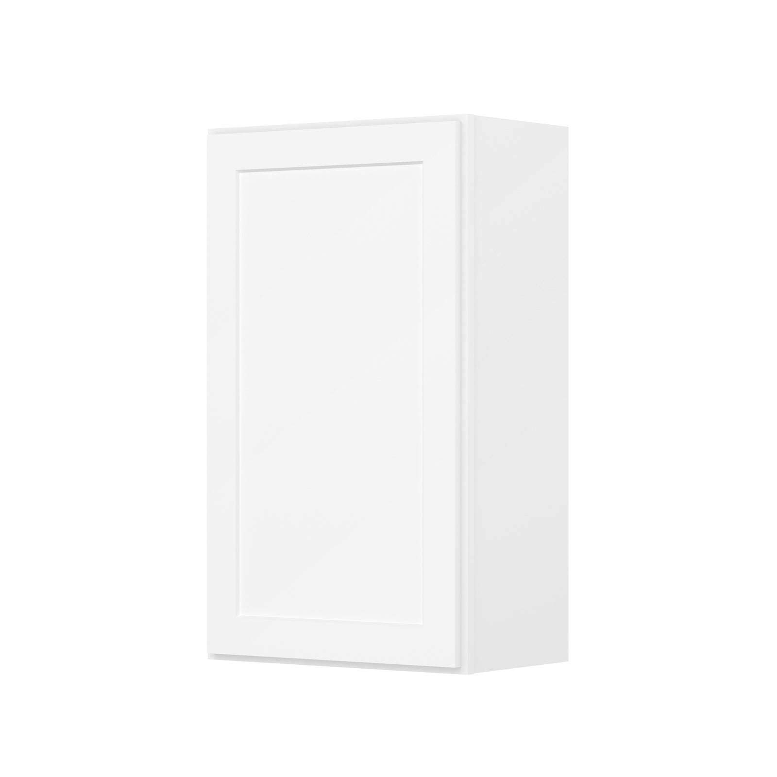 HOMLUX Easy-DIY 21-in W x 12-in D x 42-in H in Shaker White Ready to Assemble Wall Kitchen Cabinet 1 Door-3 Shelves