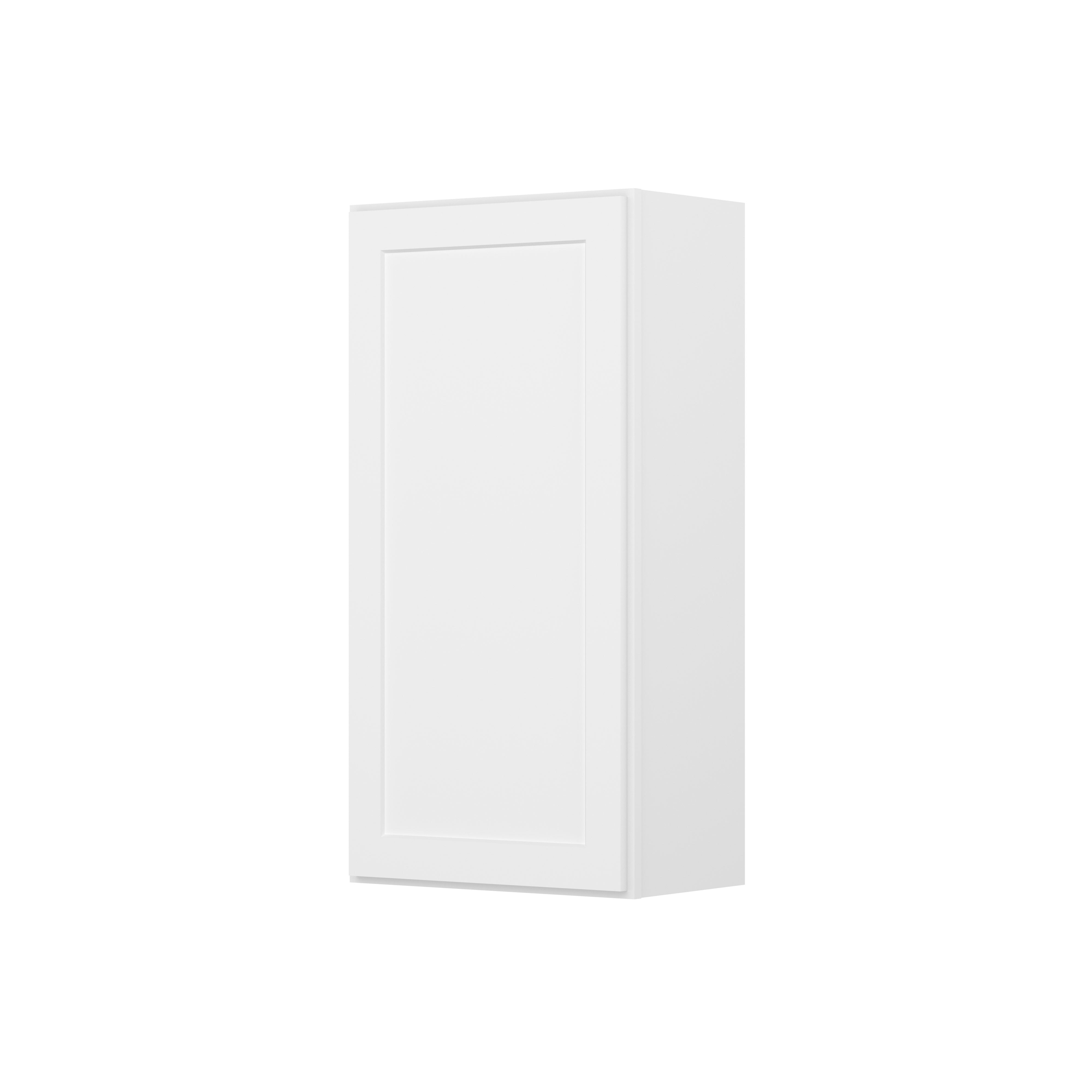 HOMLUX Easy-DIY 21-in W x 12-in D x 42-in H in Shaker White Ready to Assemble Wall Kitchen Cabinet 1 Door-3 Shelves
