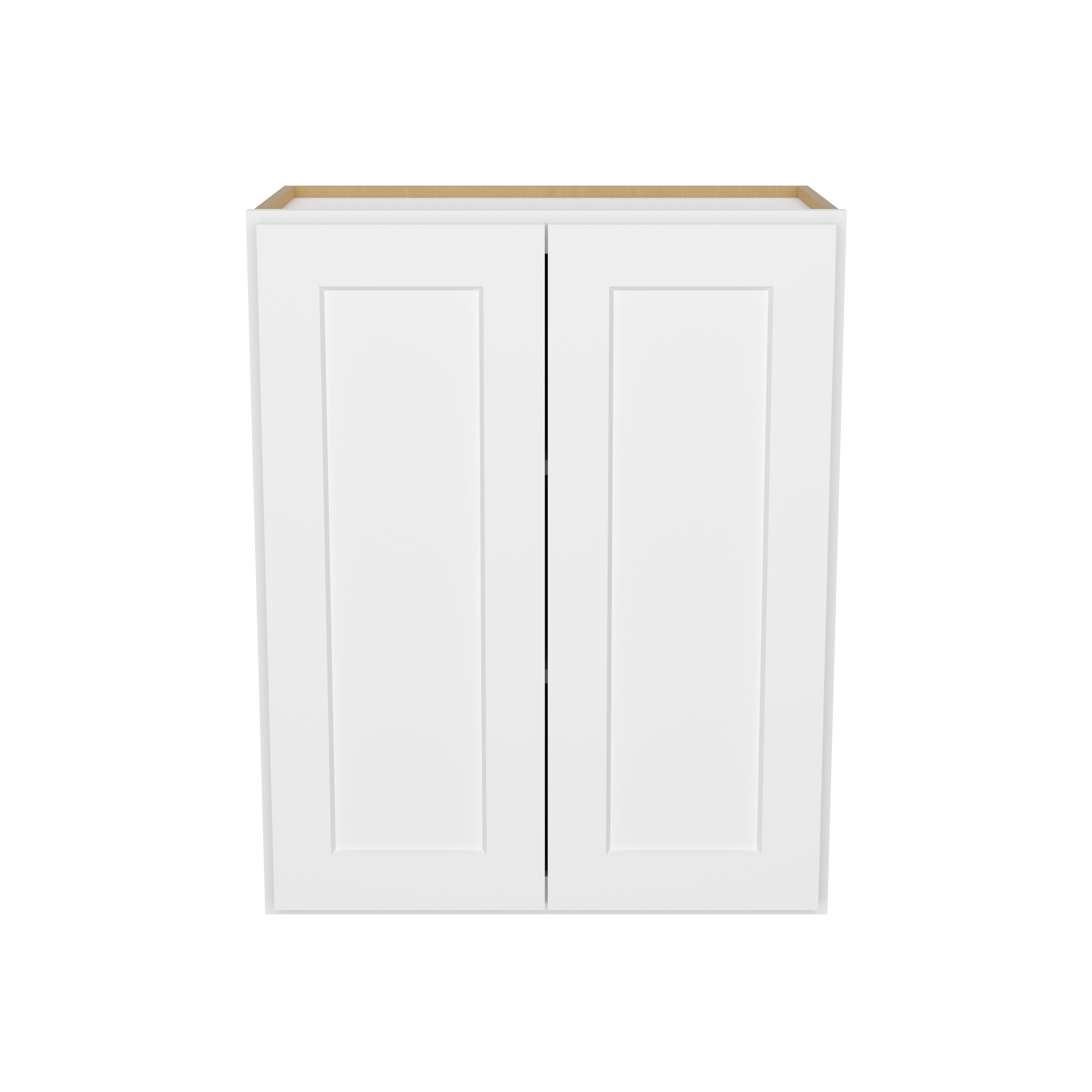 HOMLUX Easy-DIY 24-in W x 12-in D x 42-in H in Shaker White Ready to Assemble Wall Kitchen Cabinet