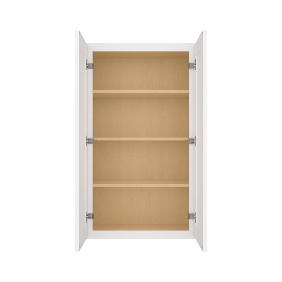 Easy-DIY 24-in W x 12-in D x 42-in H in Shaker White Ready to Assemble Wall Kitchen Cabinet