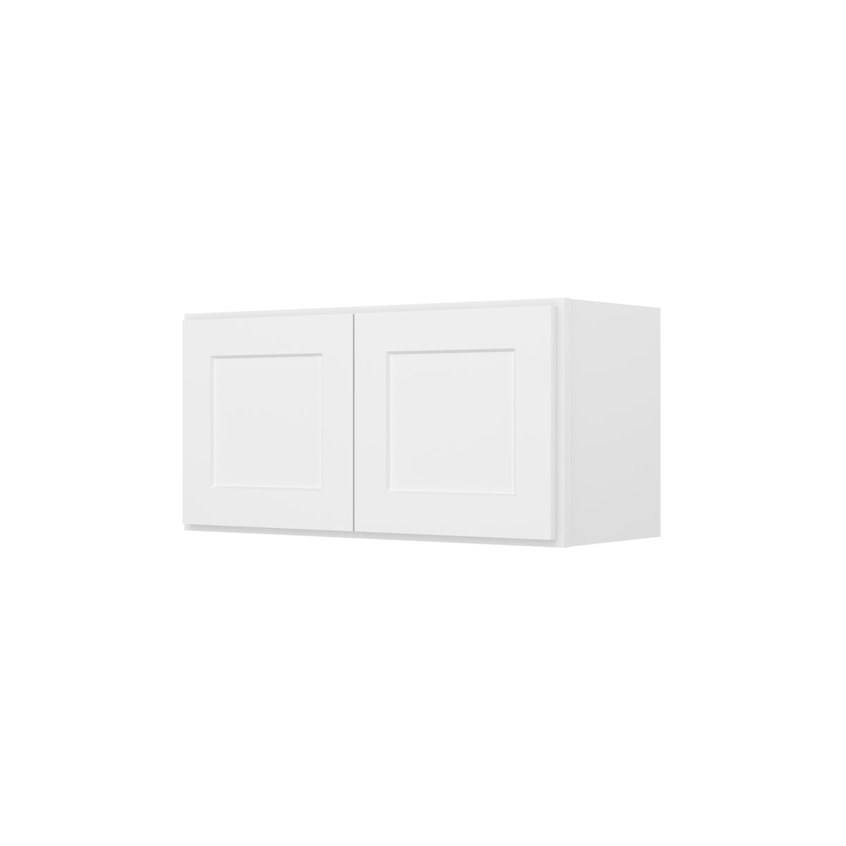 HOMLUX Easy-DIY 33-in W x 12-in D x 42-in H in Shaker White Ready to Assemble Wall Kitchen Cabinet 2 Door-3 Shelves
