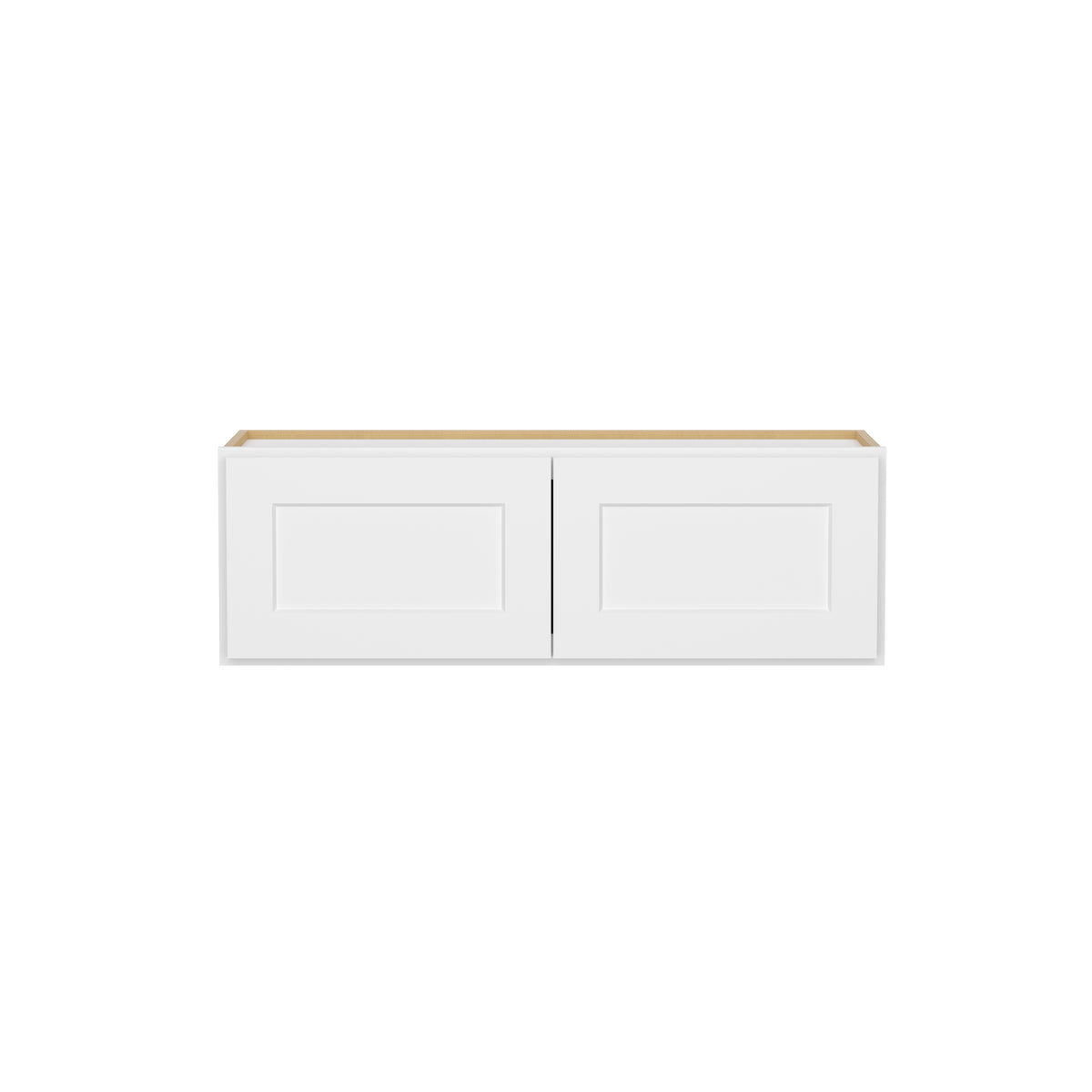 HOMLUX Easy-DIY 36-in W x 12-in D x 15-in H in Shaker White Ready to Assemble Wall Kitchen Cabinet 2 Doors