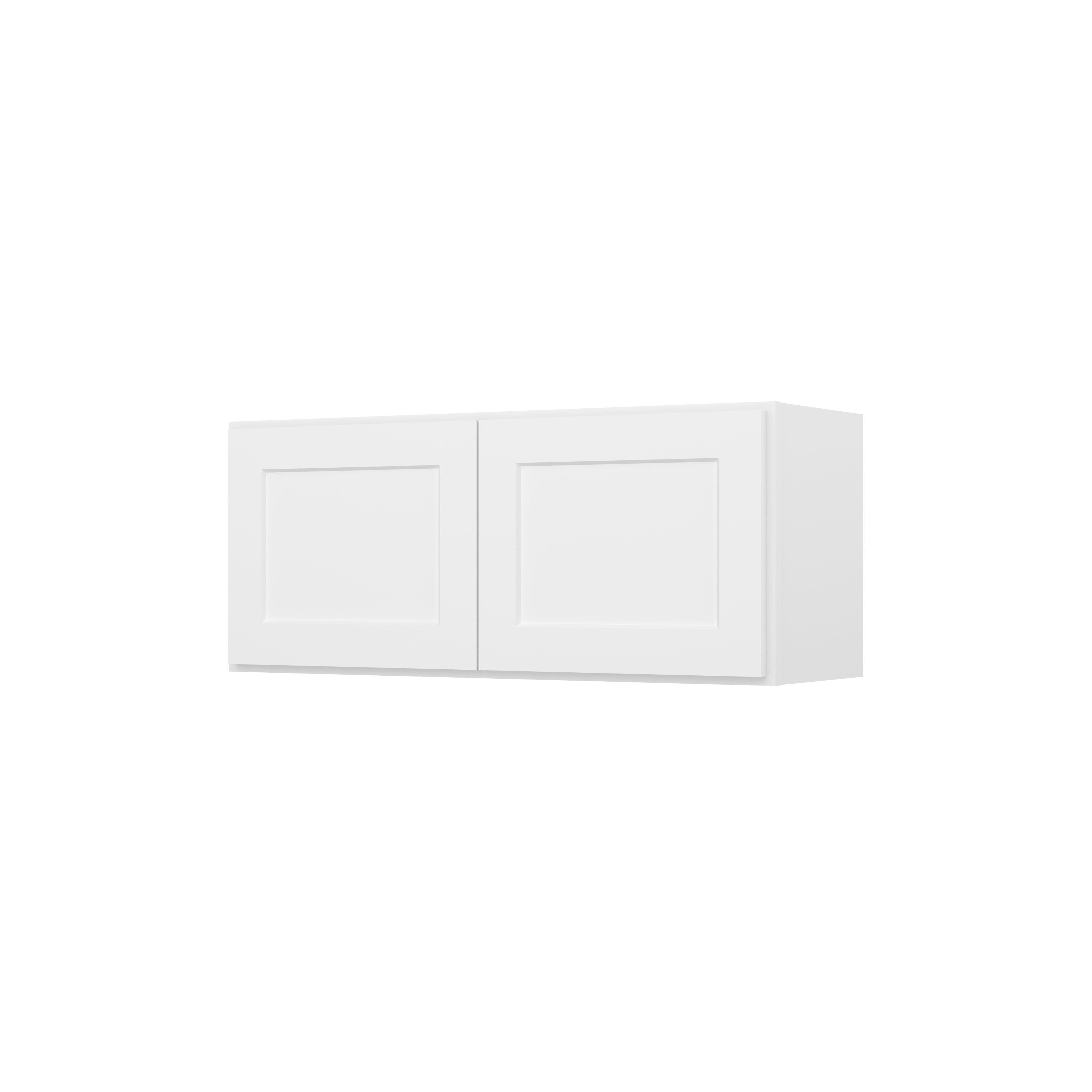 HOMLUX Easy-DIY 36-in W x 12-in D x 15-in H in Shaker White Ready to Assemble Wall Kitchen Cabinet 2 Doors