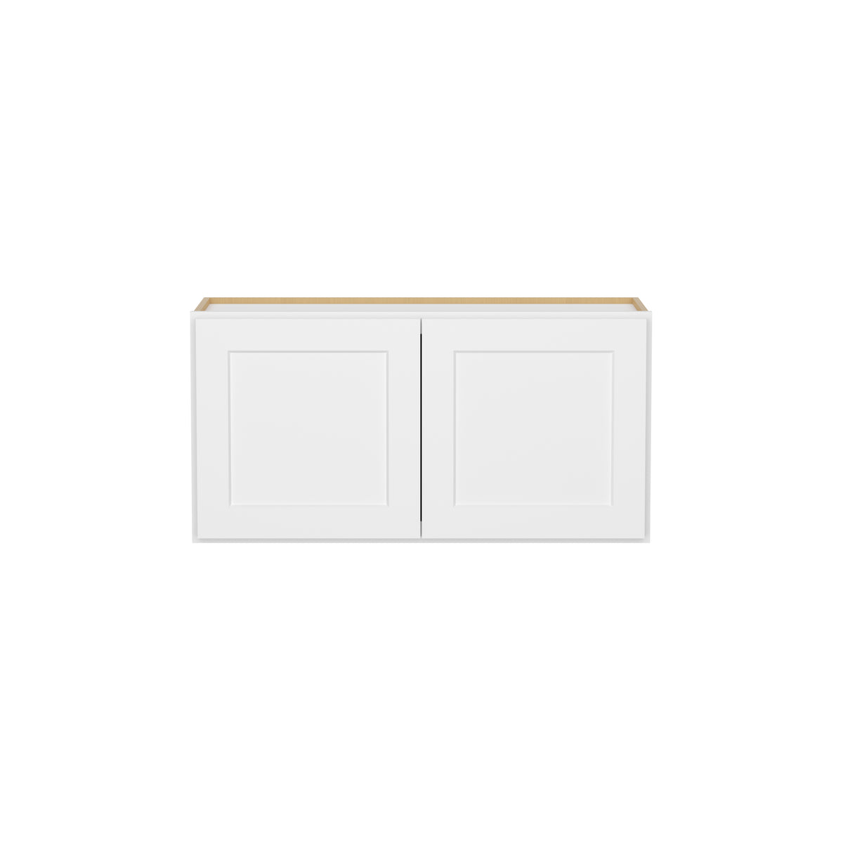 HOMLUX Easy-DIY 36-in W x 12-in D x 42-in H in Shaker White Ready to Assemble Wall Kitchen Cabinet 2 Doors-3 Shelves
