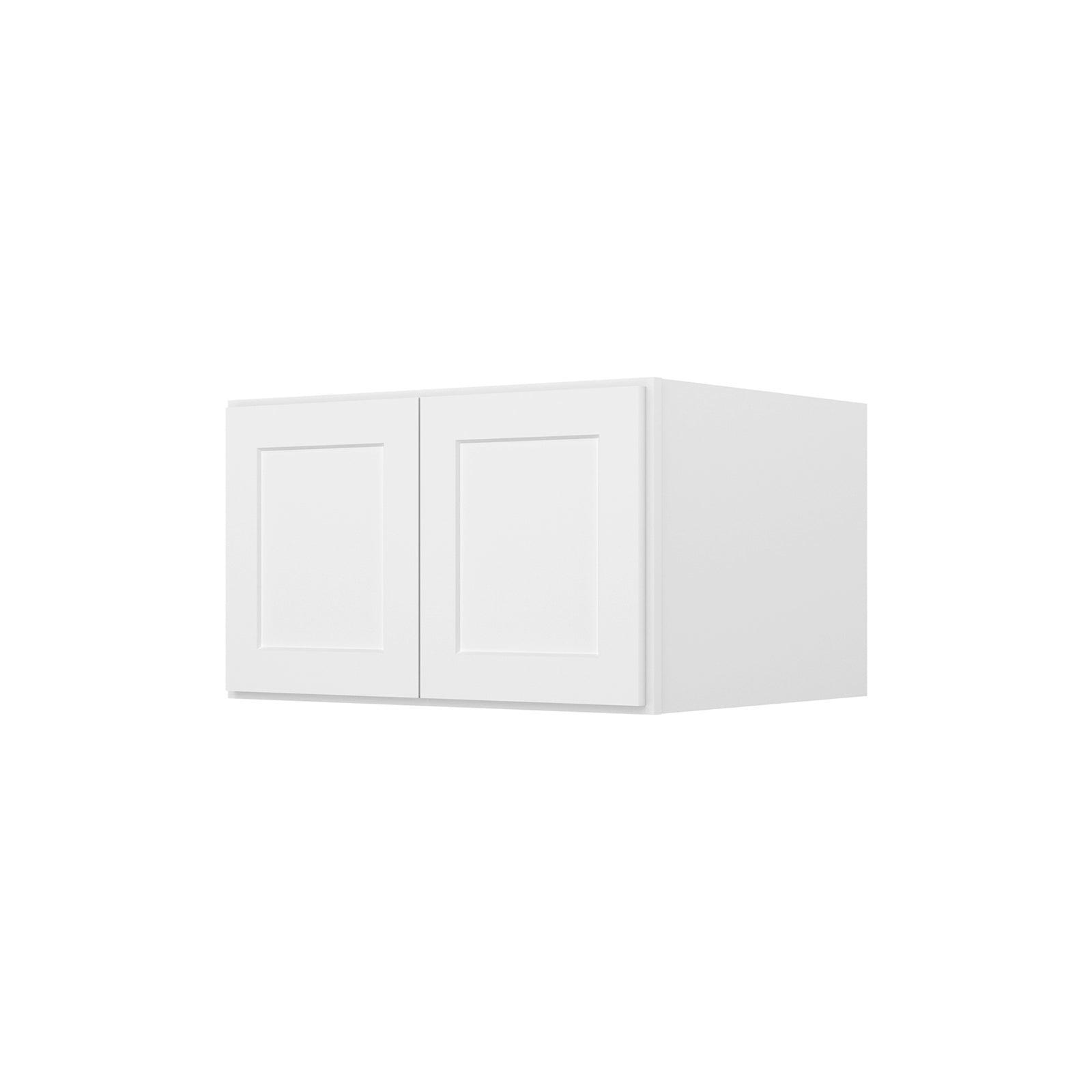HOMLUX Easy-DIY 36-in W x 24-in D x 24-in H in Shaker White Ready to Assemble Wall Refrigerator Kitchen Cabinet with 2 Doors