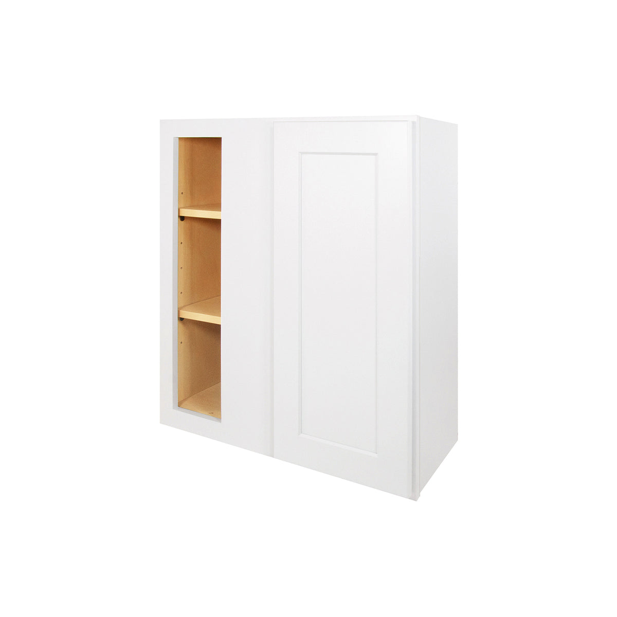 HOMLUX Easy-DIY 30-in W x 12-in D x 42-in H in Shaker White Ready to Assemble Wall Blind Kitchen Cabinet