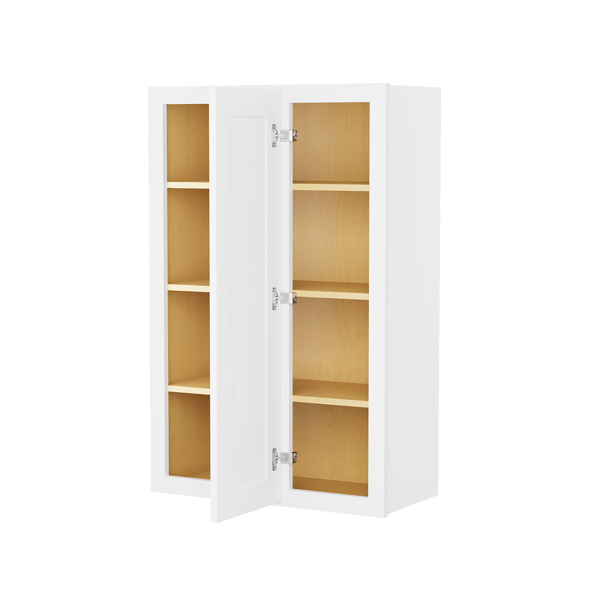 HOMLUX Easy-DIY 30-in W x 12-in D x 42-in H in Shaker White Ready to Assemble Wall Blind Kitchen Cabinet
