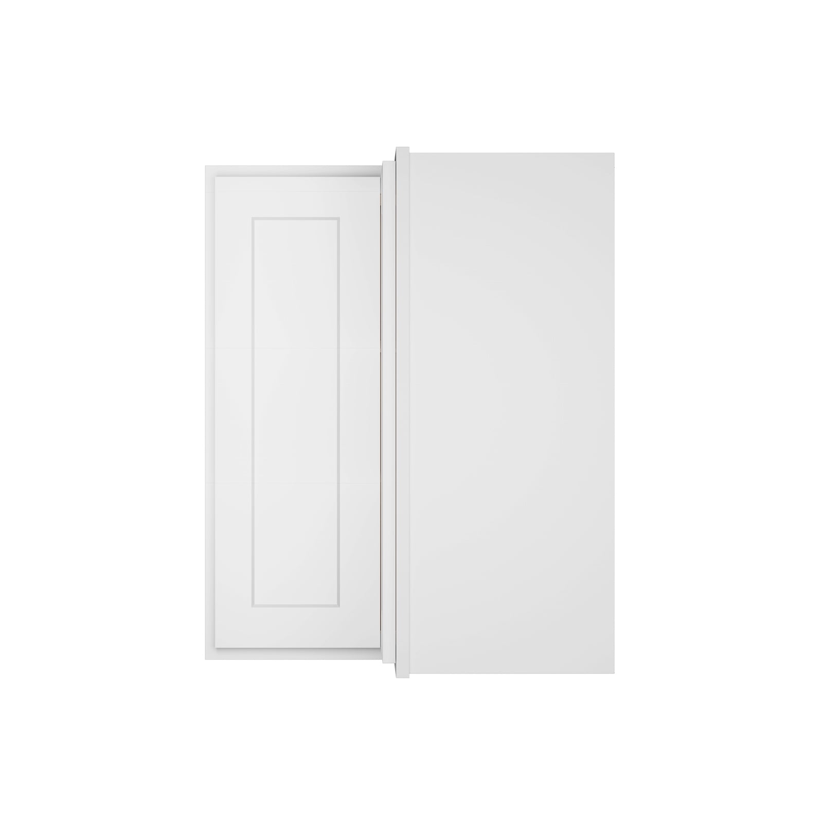 HOMLUX Easy-DIY Shaker White Ready to Assemble Wall Easy Reach Kitchen Cabinet